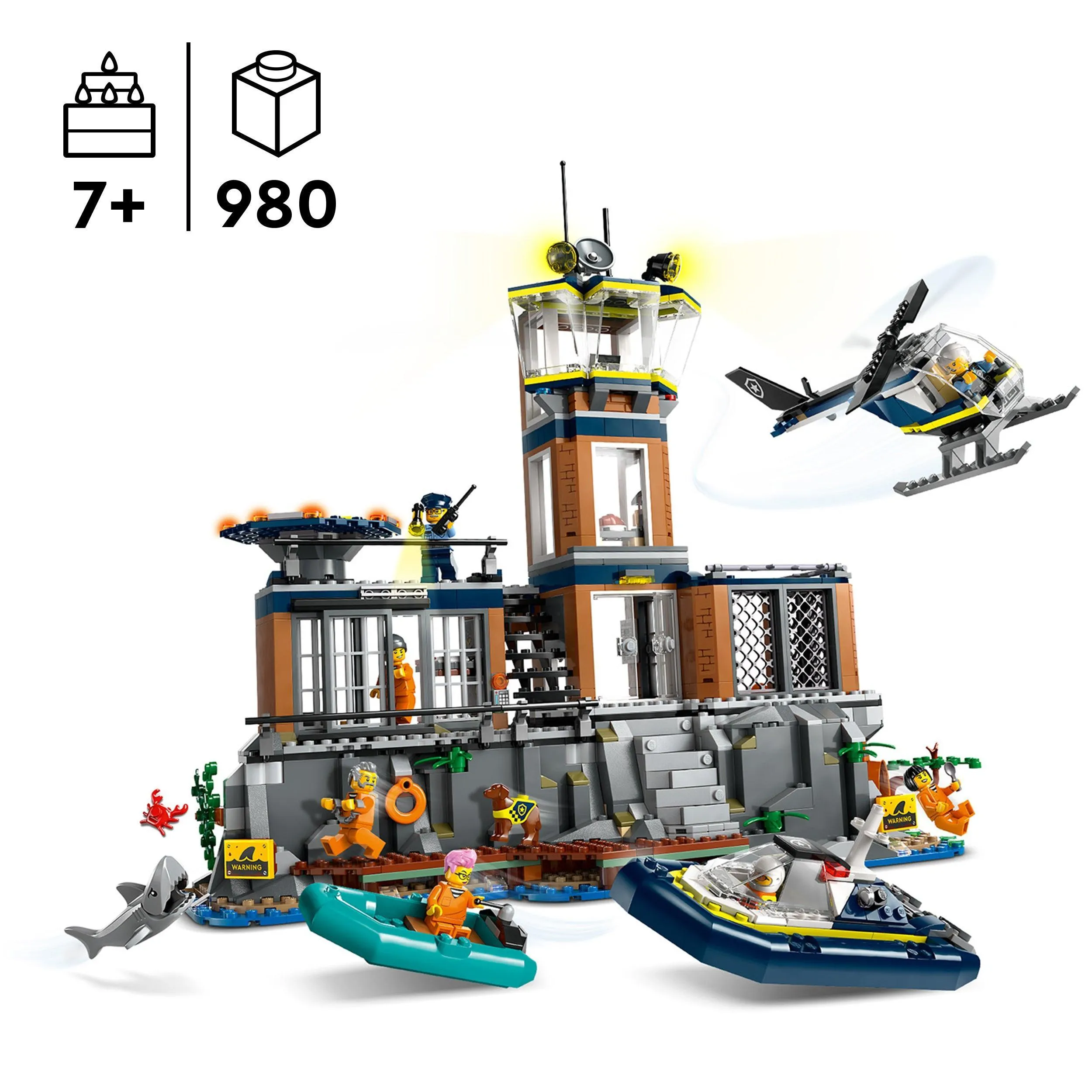 LEGO Politiebureau op het gevangeniseiland 60419 City