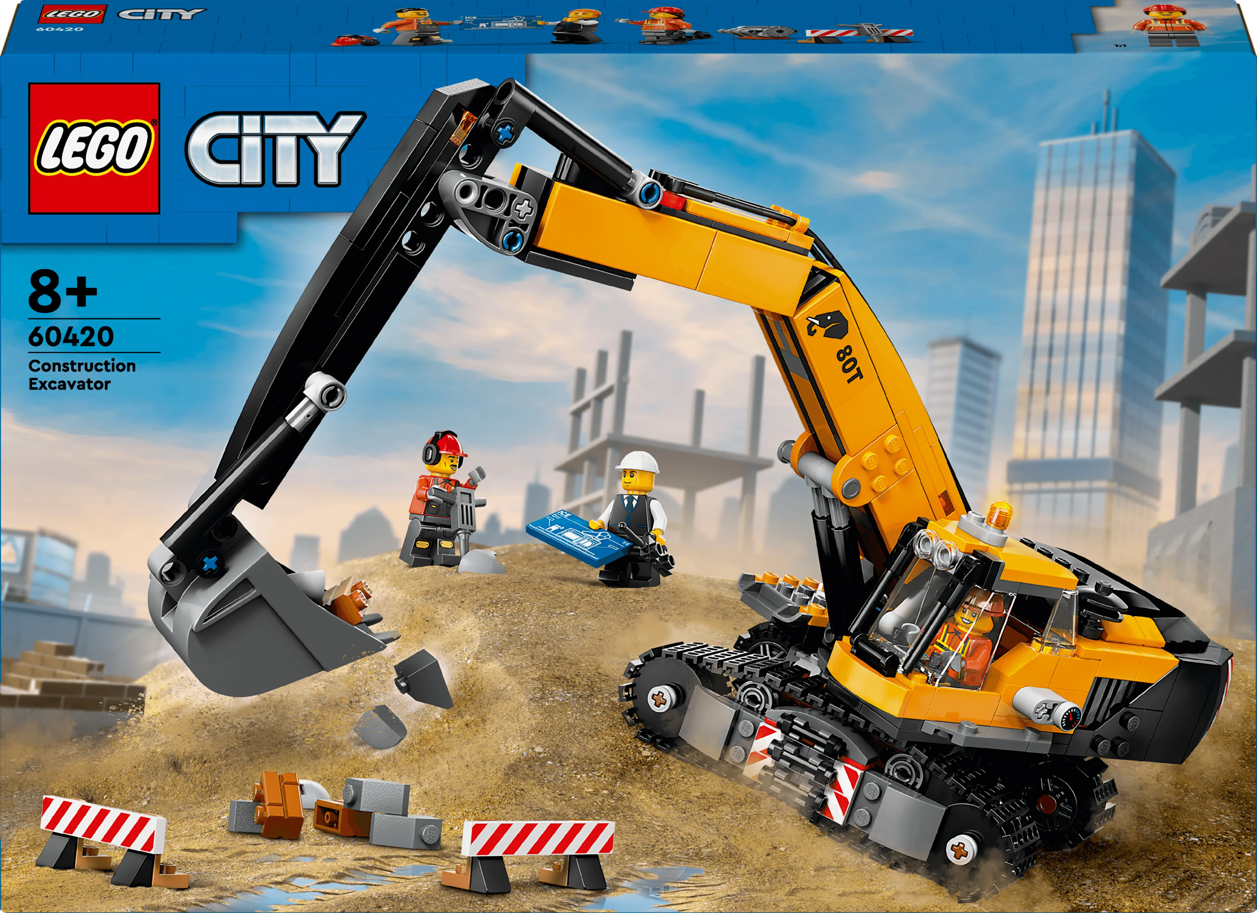 LEGO Rupsbanden graafmachine 60420 City