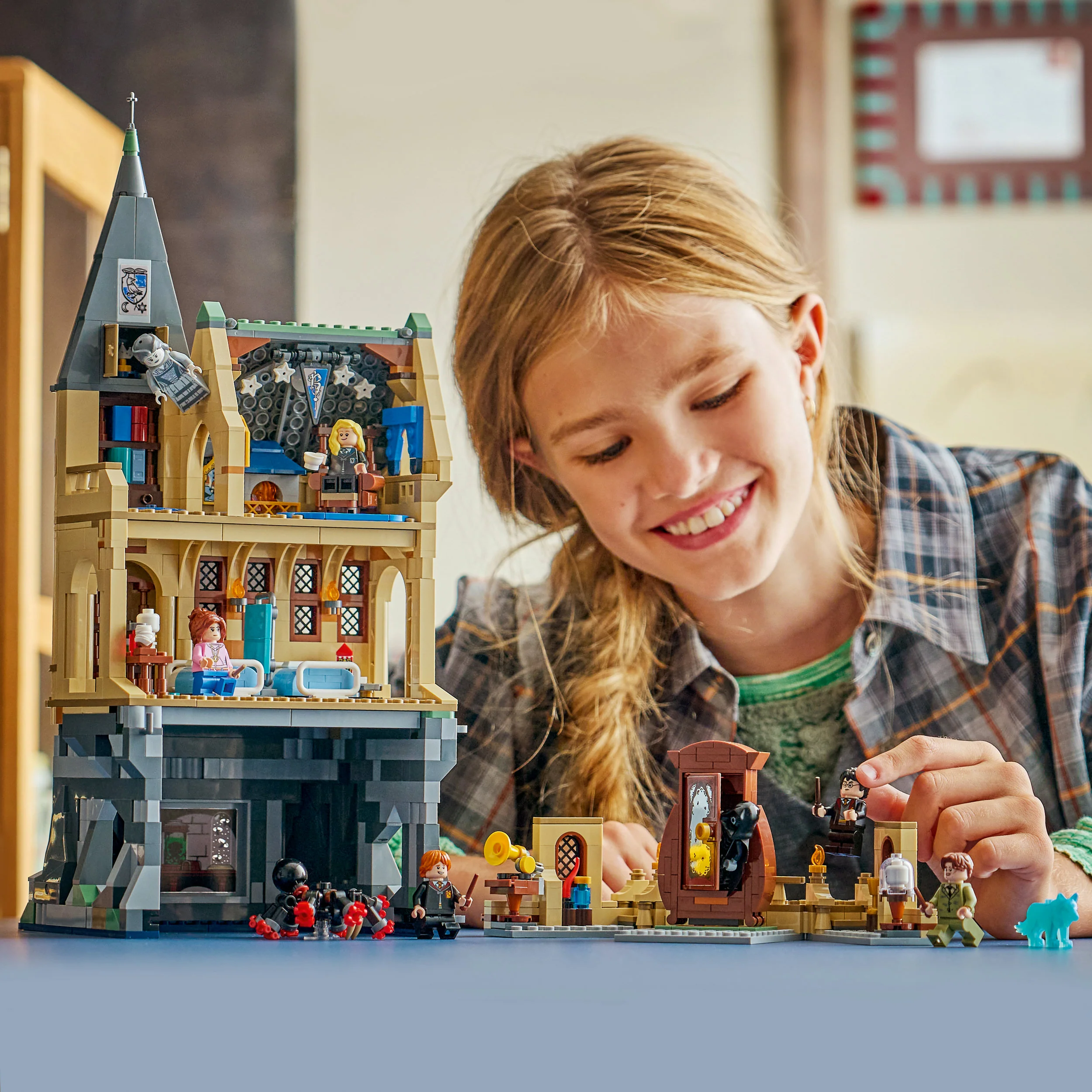 LEGO Harry Potter Kasteel Zweinstein: Ziekenzaal Bouwpakket voor Kinderen met 7 Minifiguren 76463