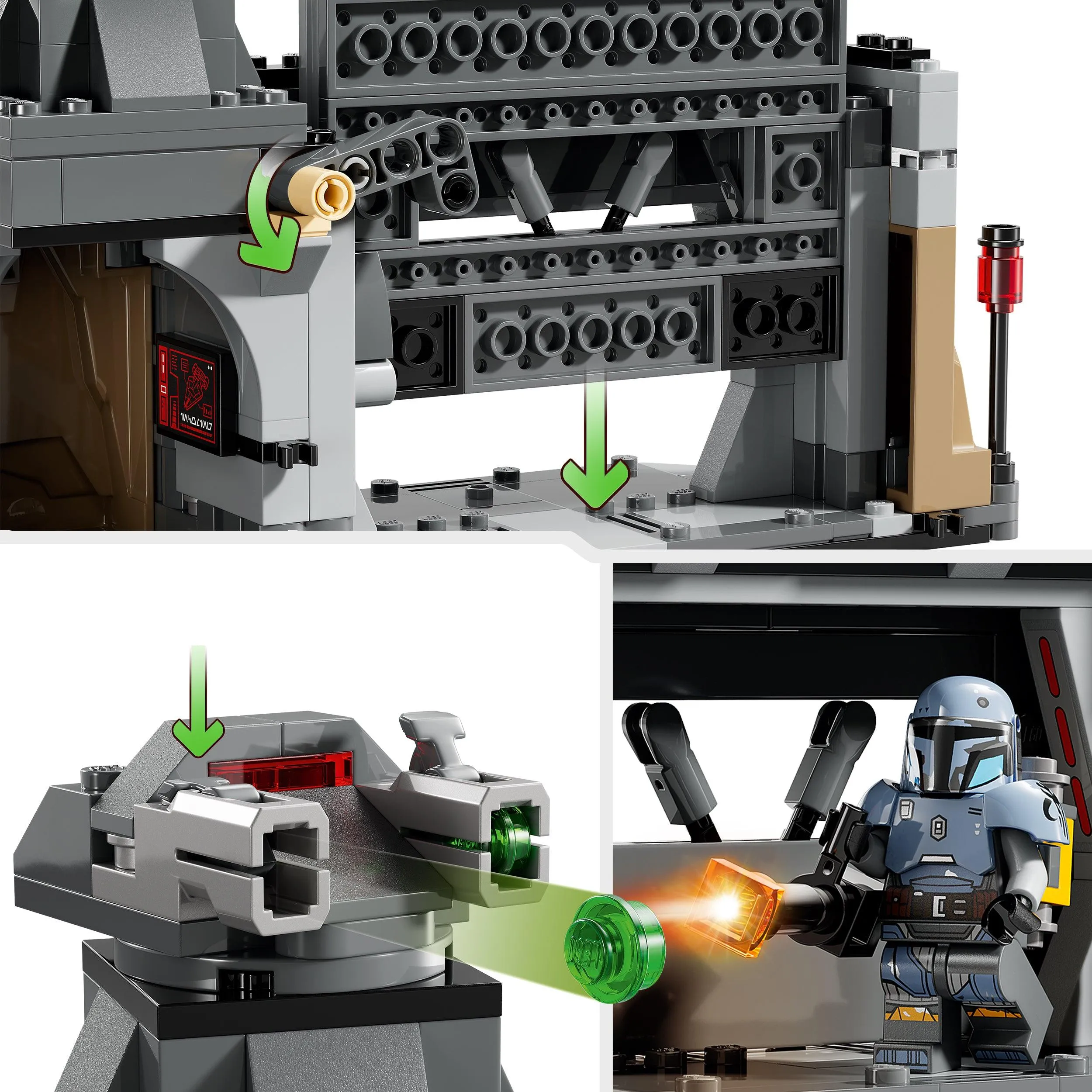 LEGO Paz Vizsla™ en Moff Gideon™ duel 75386 StarWars