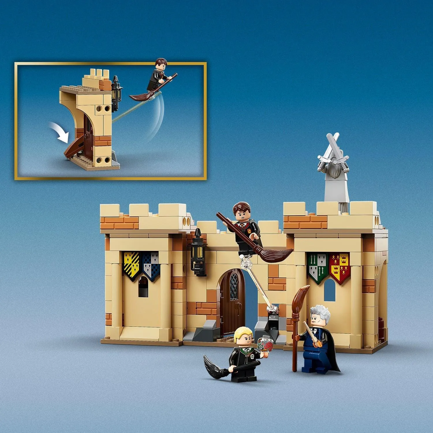 LEGO Zweinstein Eerste vliegles 76395 Harry Potter