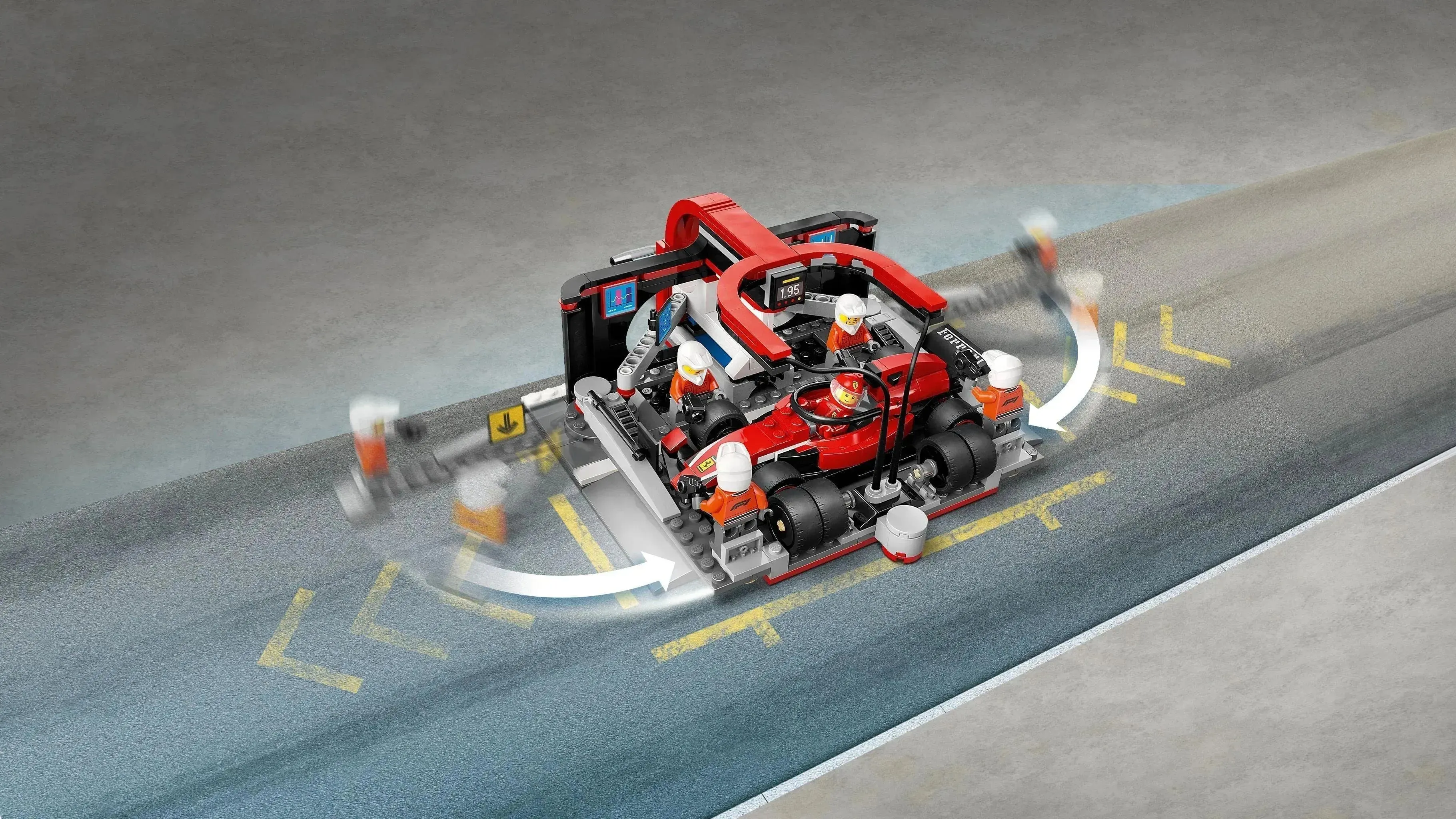 LEGO Pitcrew van de Formule 1 60443 City