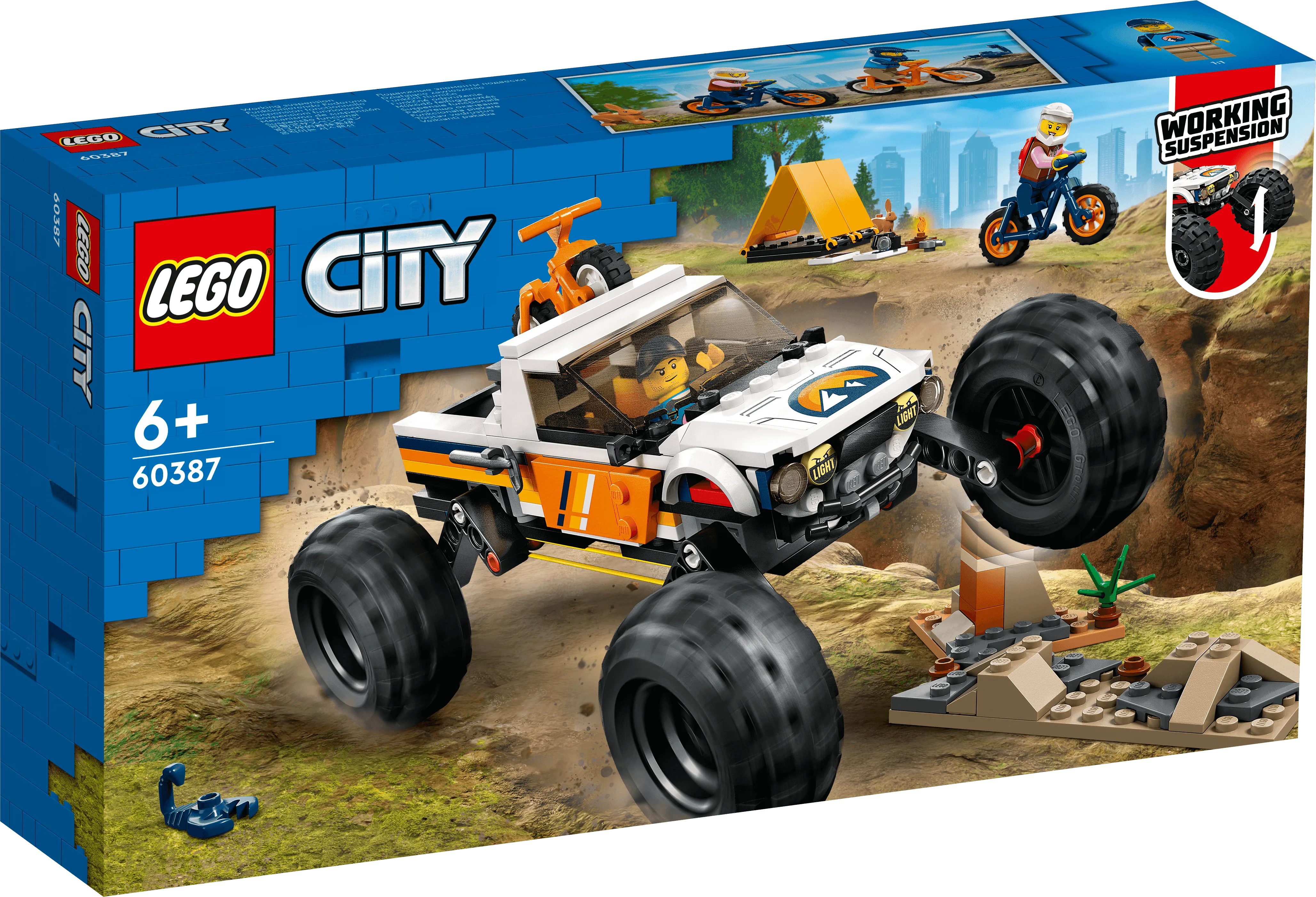 LEGO 4x4 offroad-avonturen 60387 City