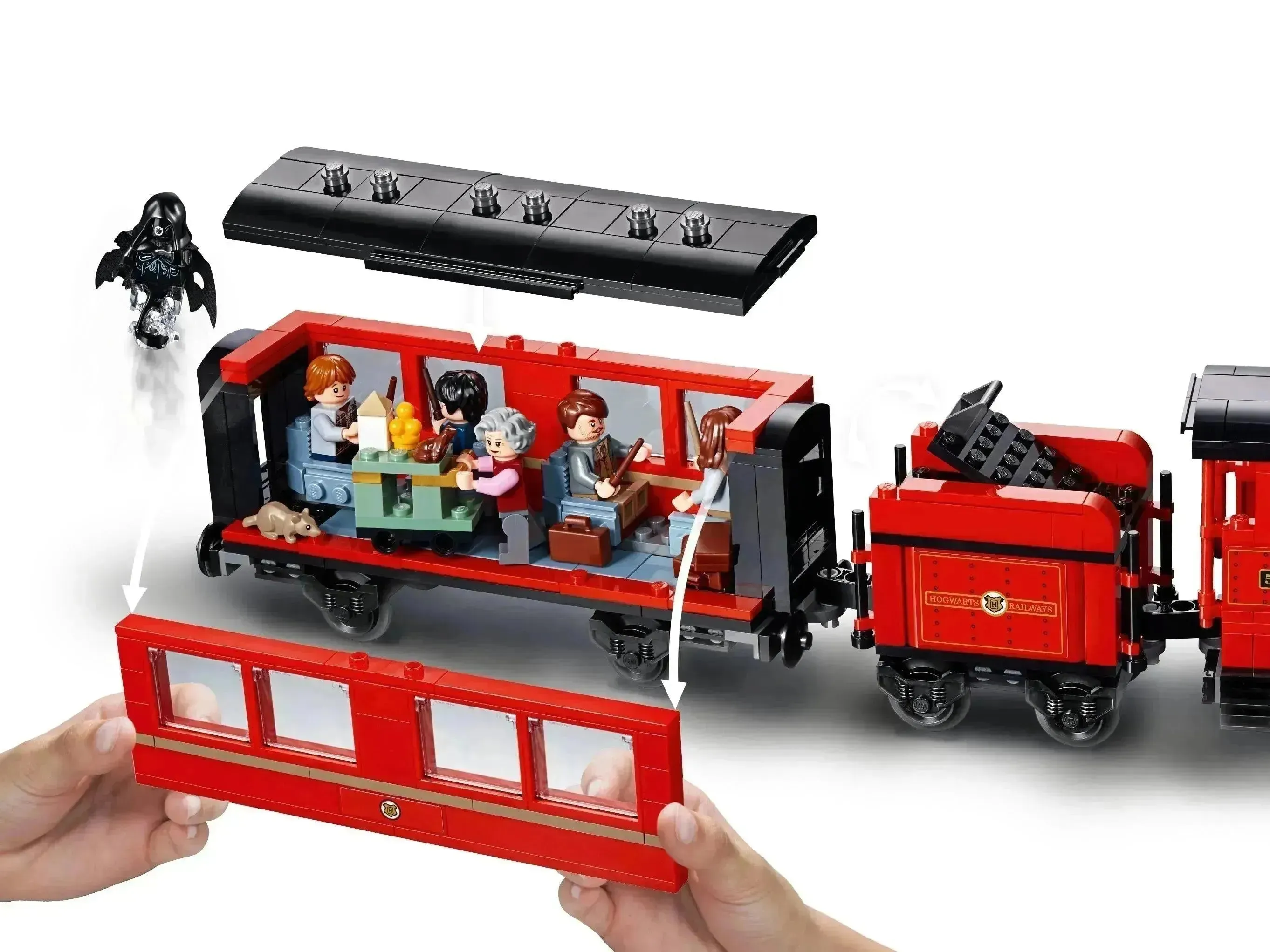 LEGO Zweinstein Express Trein vertrekt vanaf King's Cross Station 75955 Harry Potter