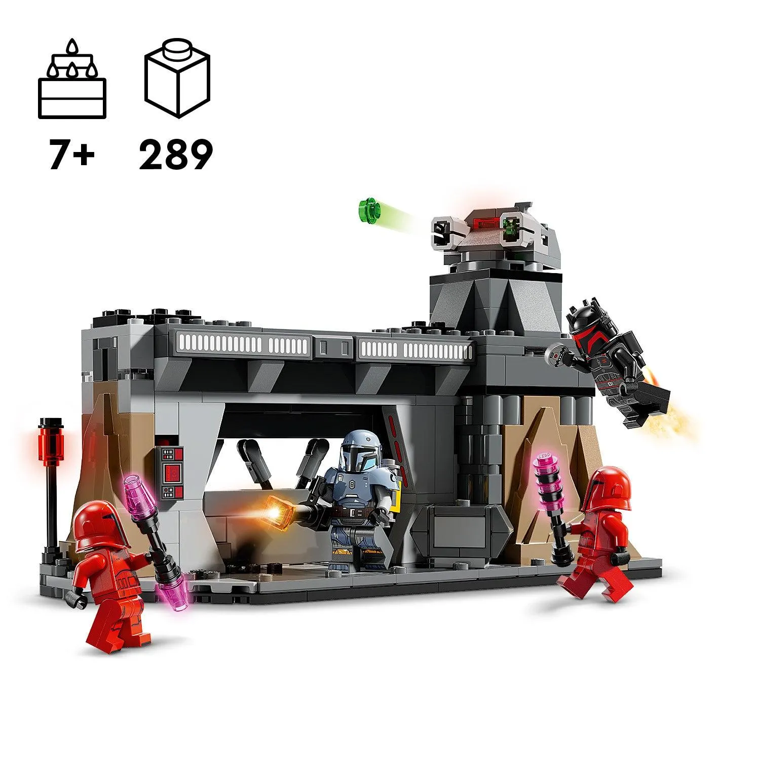 LEGO Paz Vizsla™ en Moff Gideon™ duel 75386 StarWars