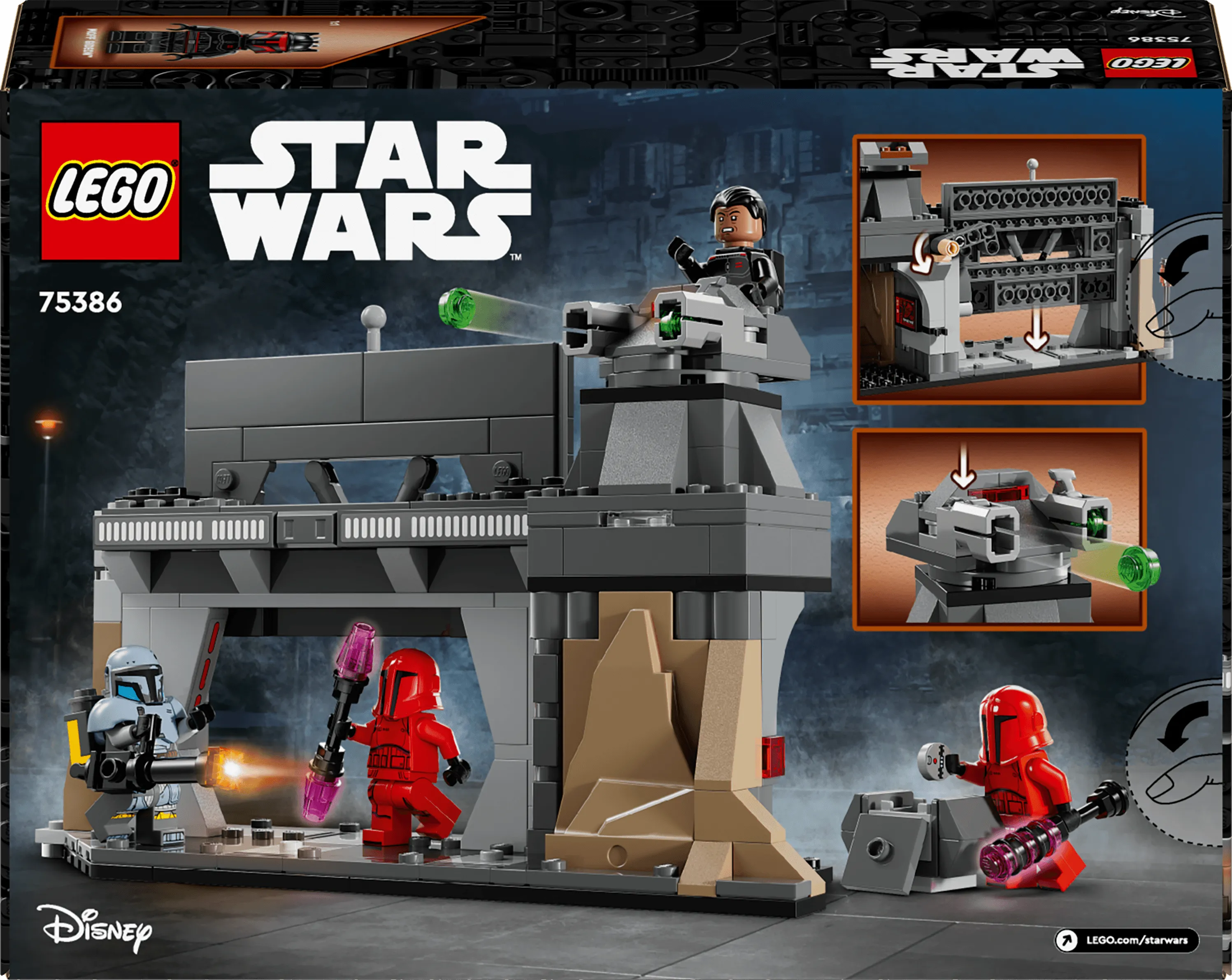 LEGO Paz Vizsla™ en Moff Gideon™ duel 75386 StarWars