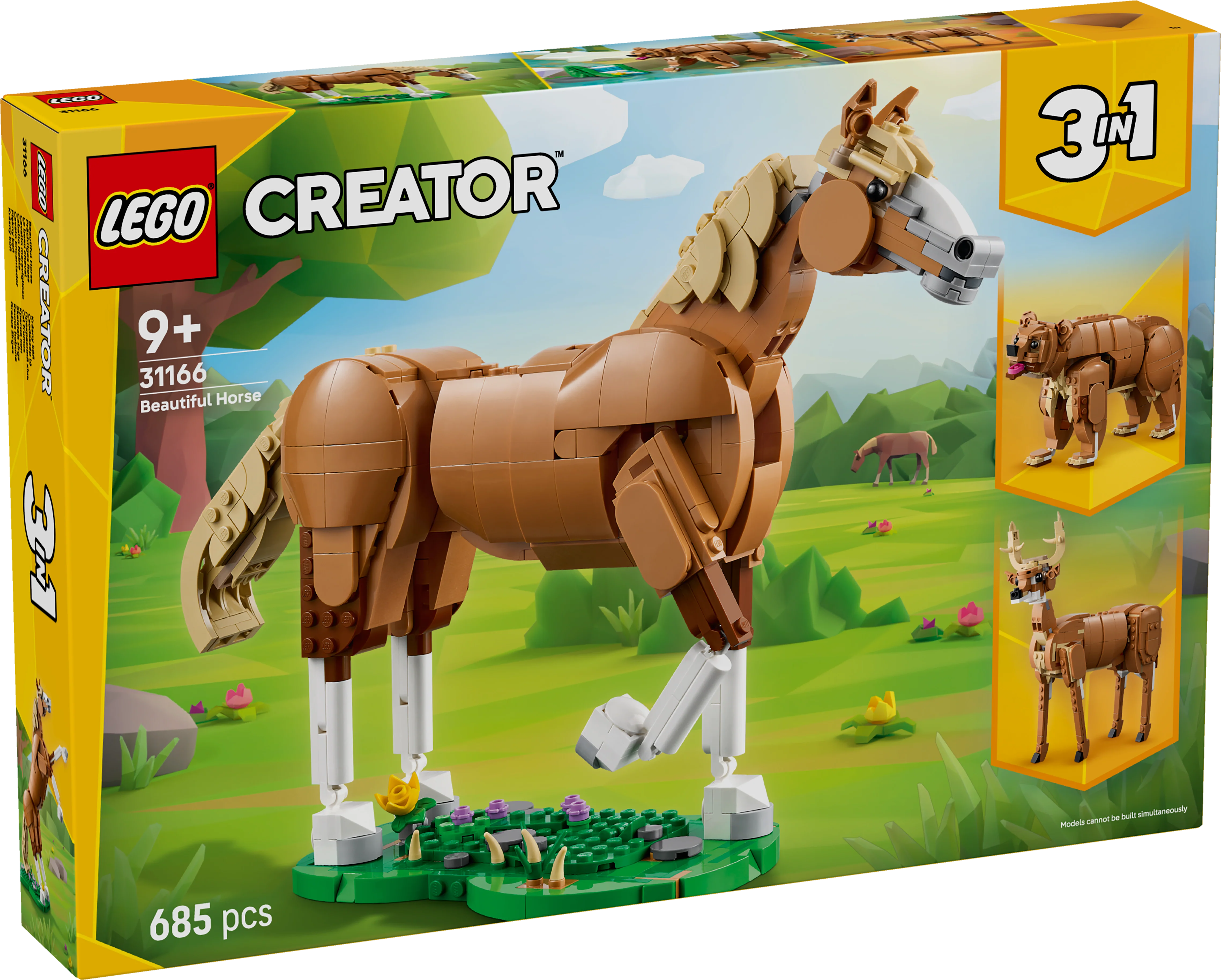 LEGO Prachtig paard 31166 Creator 3 in 1