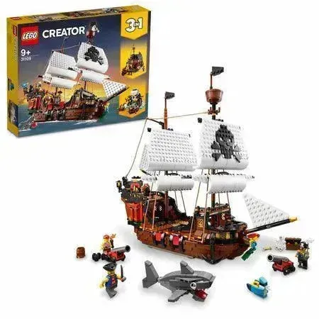 LEGO Groot Piraten schip met 2 masten 31109 Creator 3-in-1