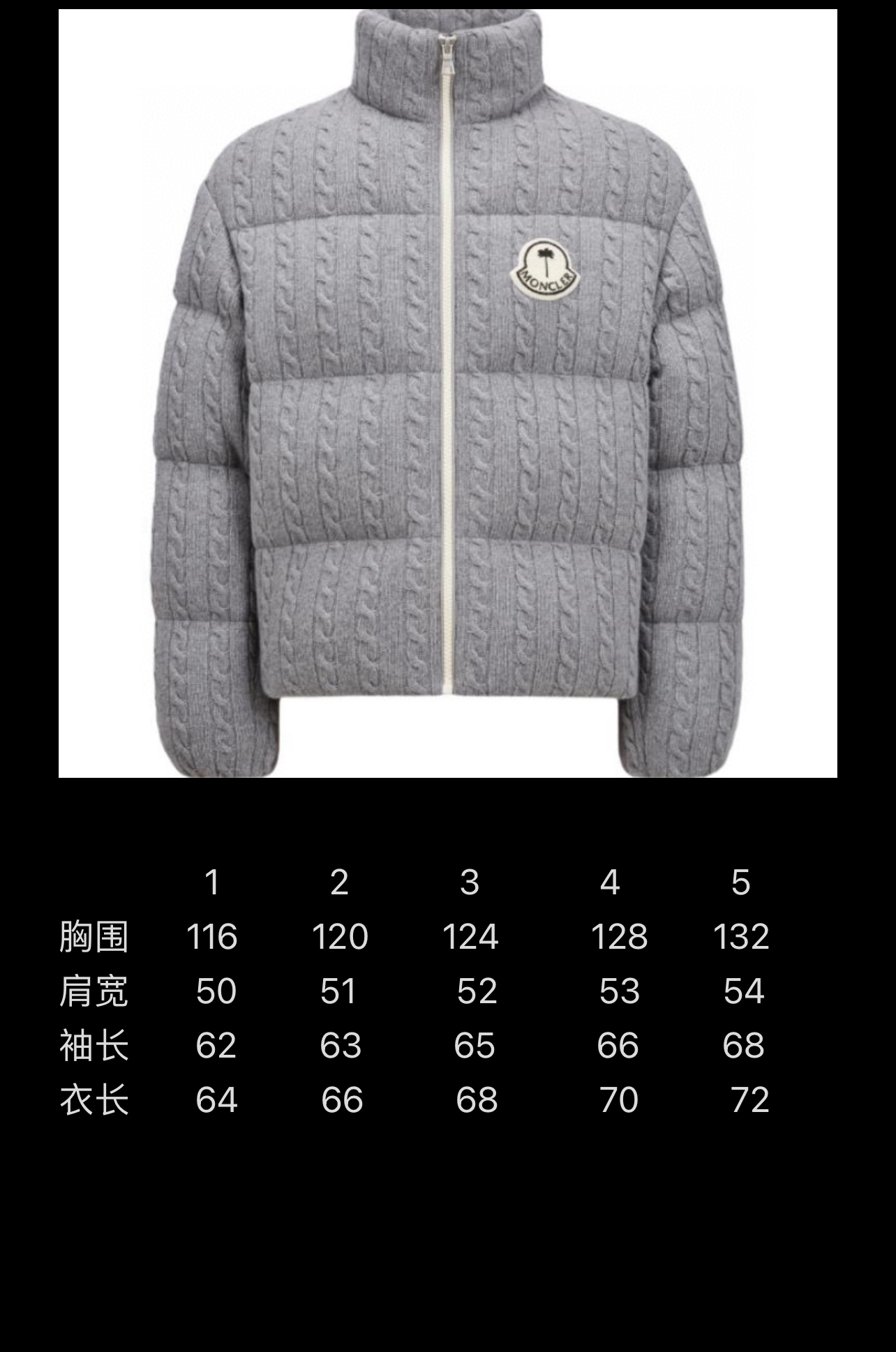 Moncler palm angles