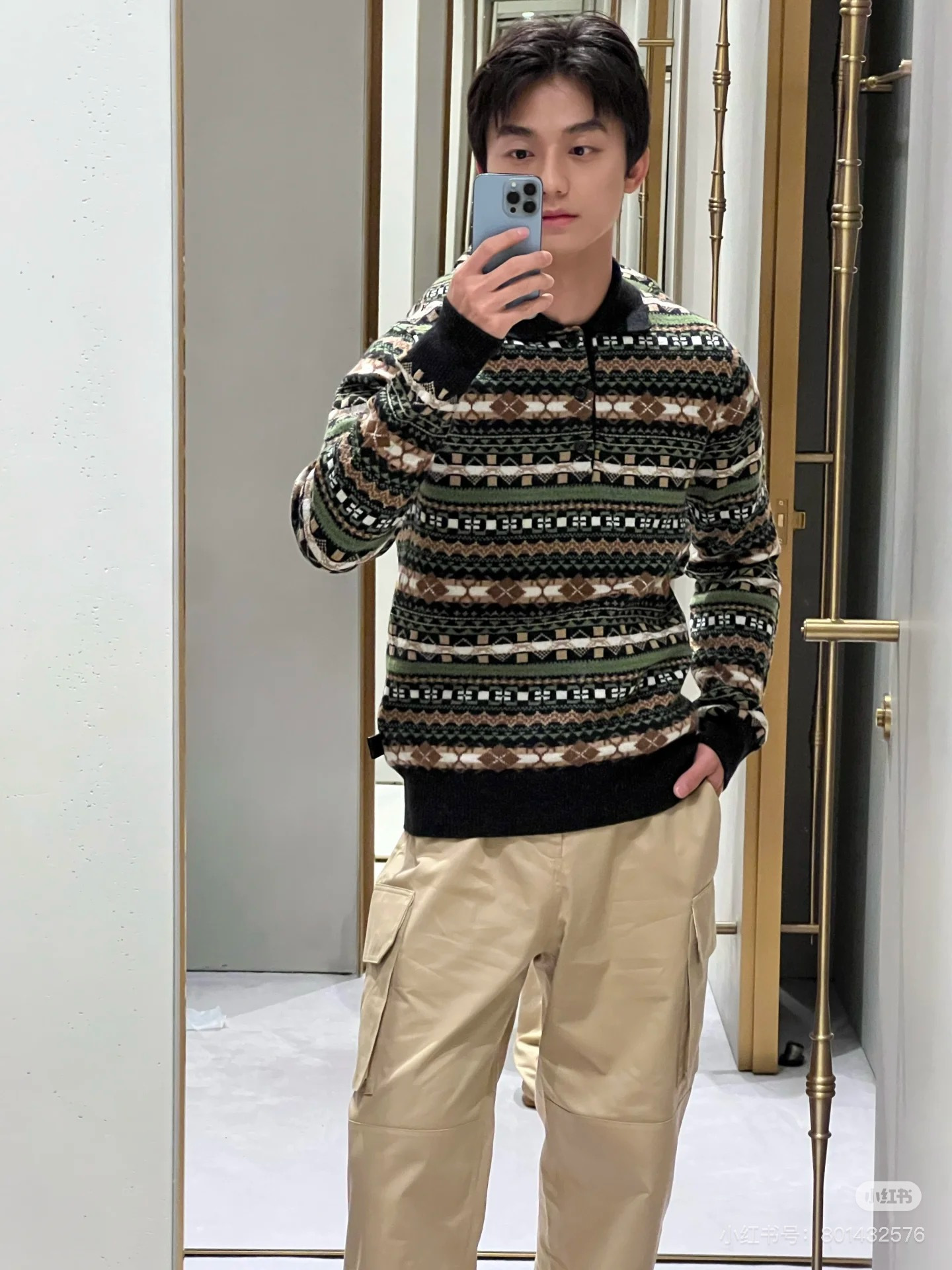 Loewe 全毛圣诞绿