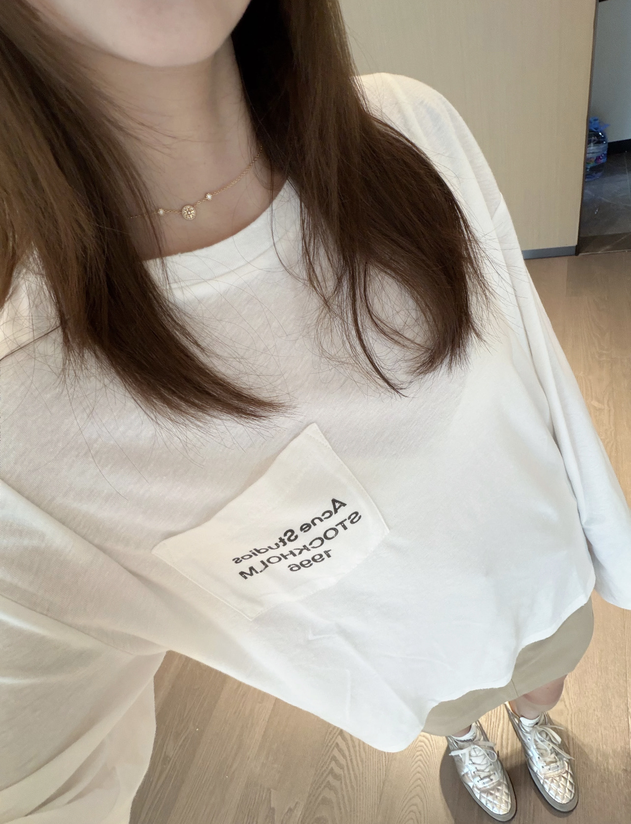 Acne Studios 亚麻印花长袖