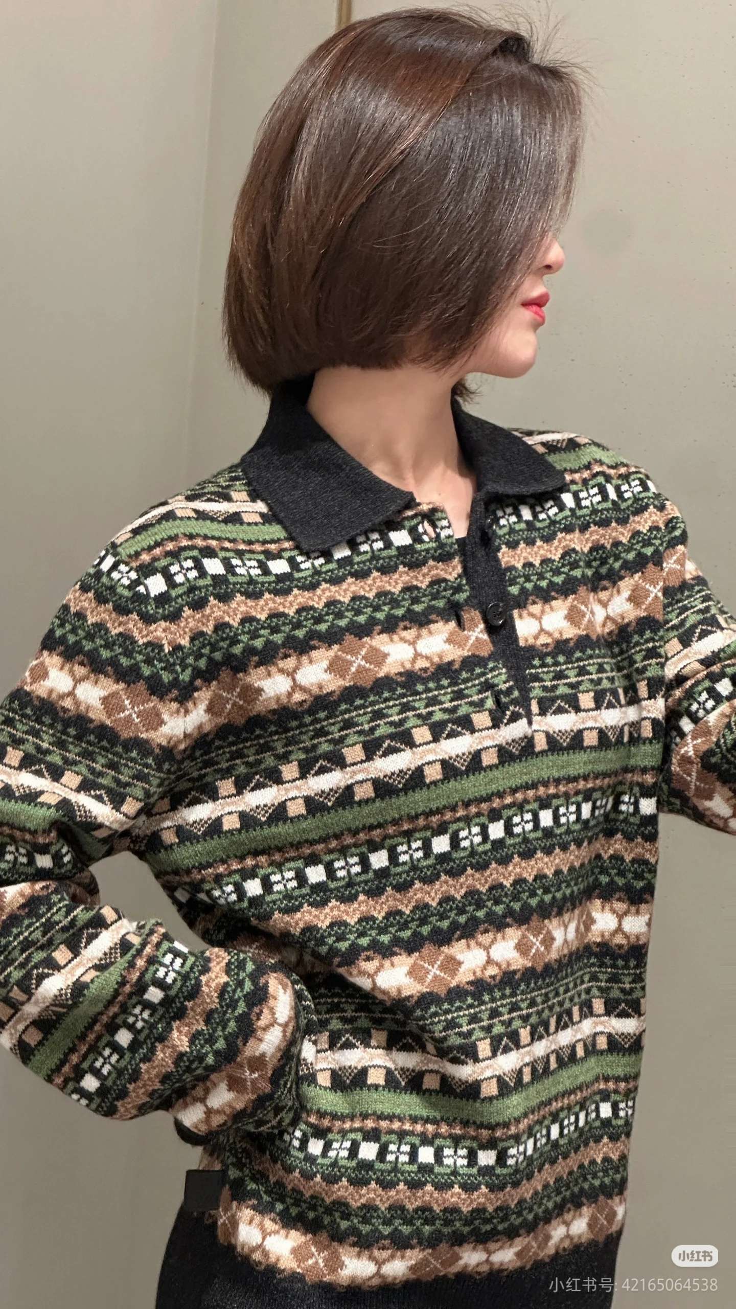 Loewe 全毛圣诞绿