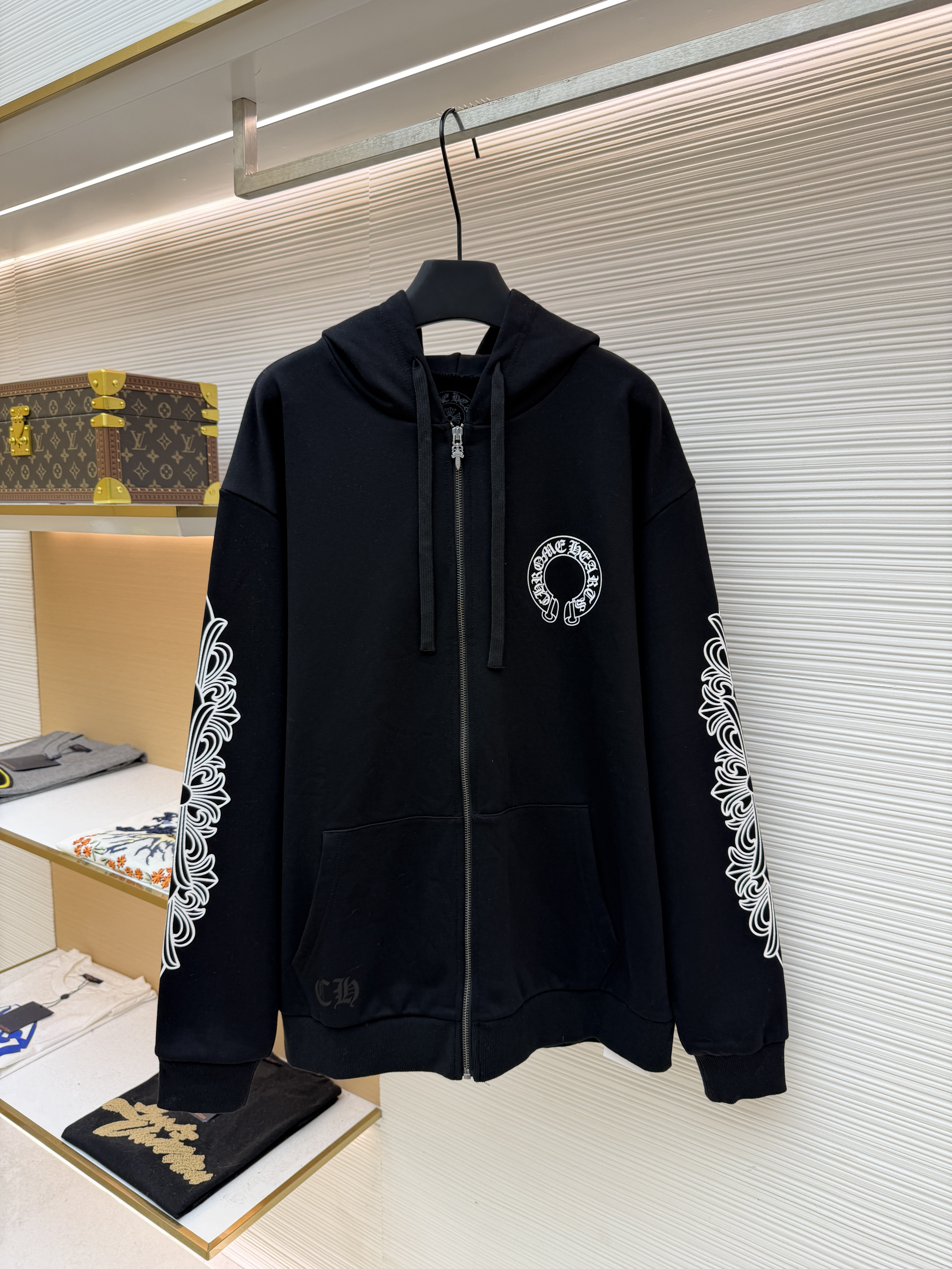 Chrome Hearts 马蹄麒麟拉链外套