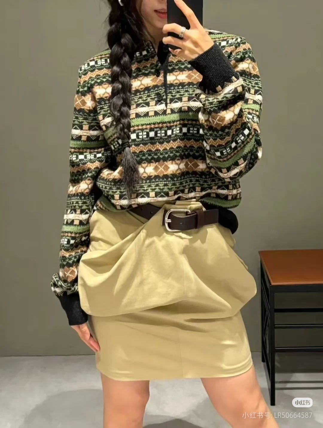 Loewe 全毛圣诞绿