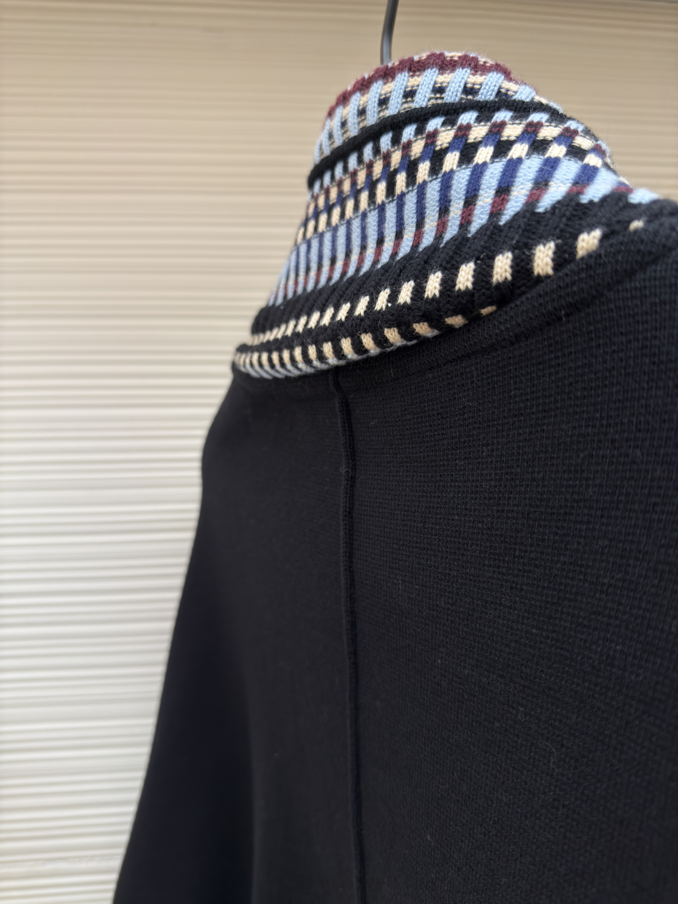 LOUIS VUITTON LOGO刺绣针织飞行夹克