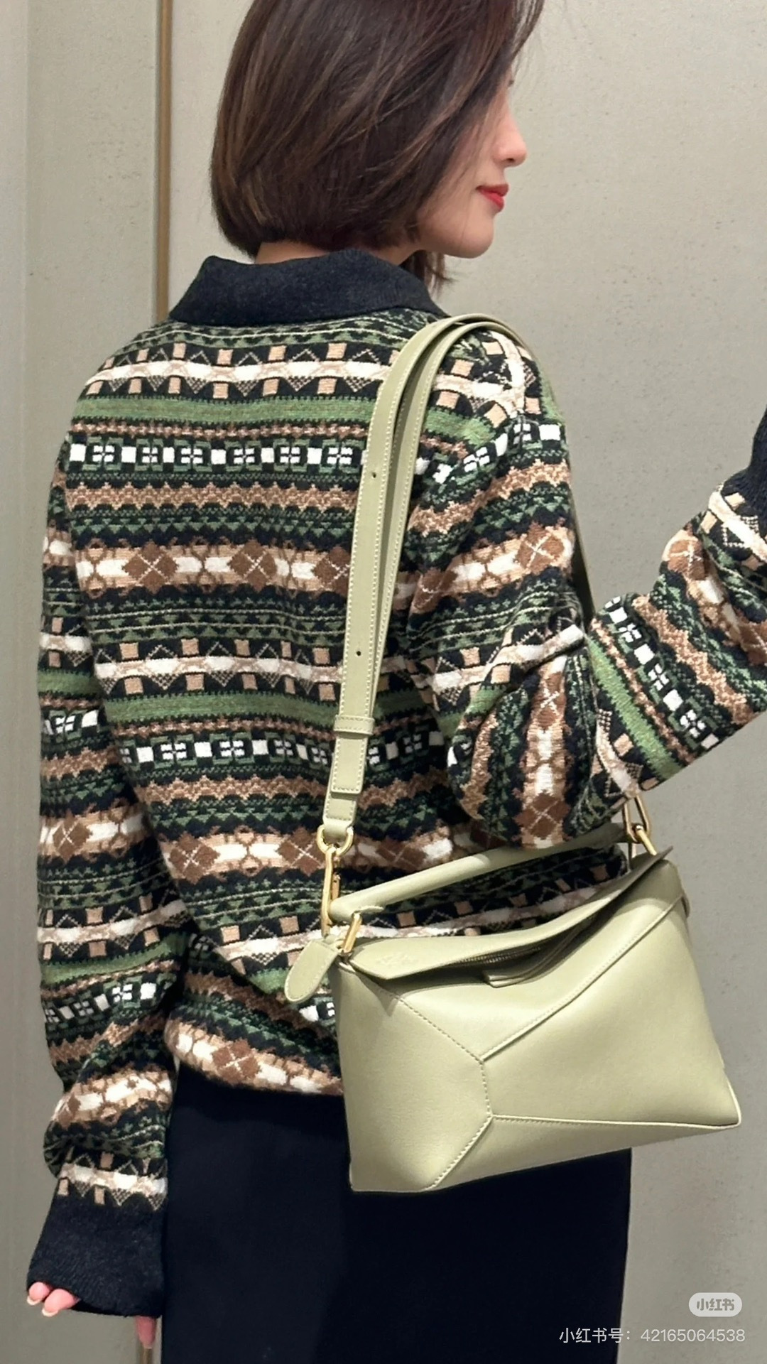 Loewe 全毛圣诞绿