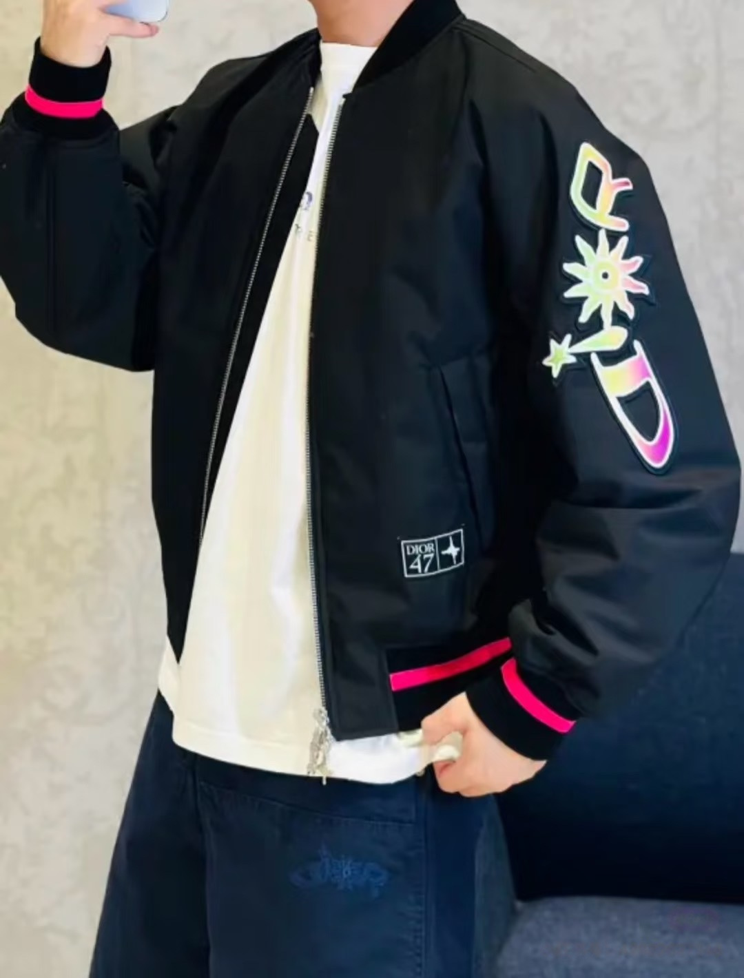 Dior 汉密尔顿联名棒球服