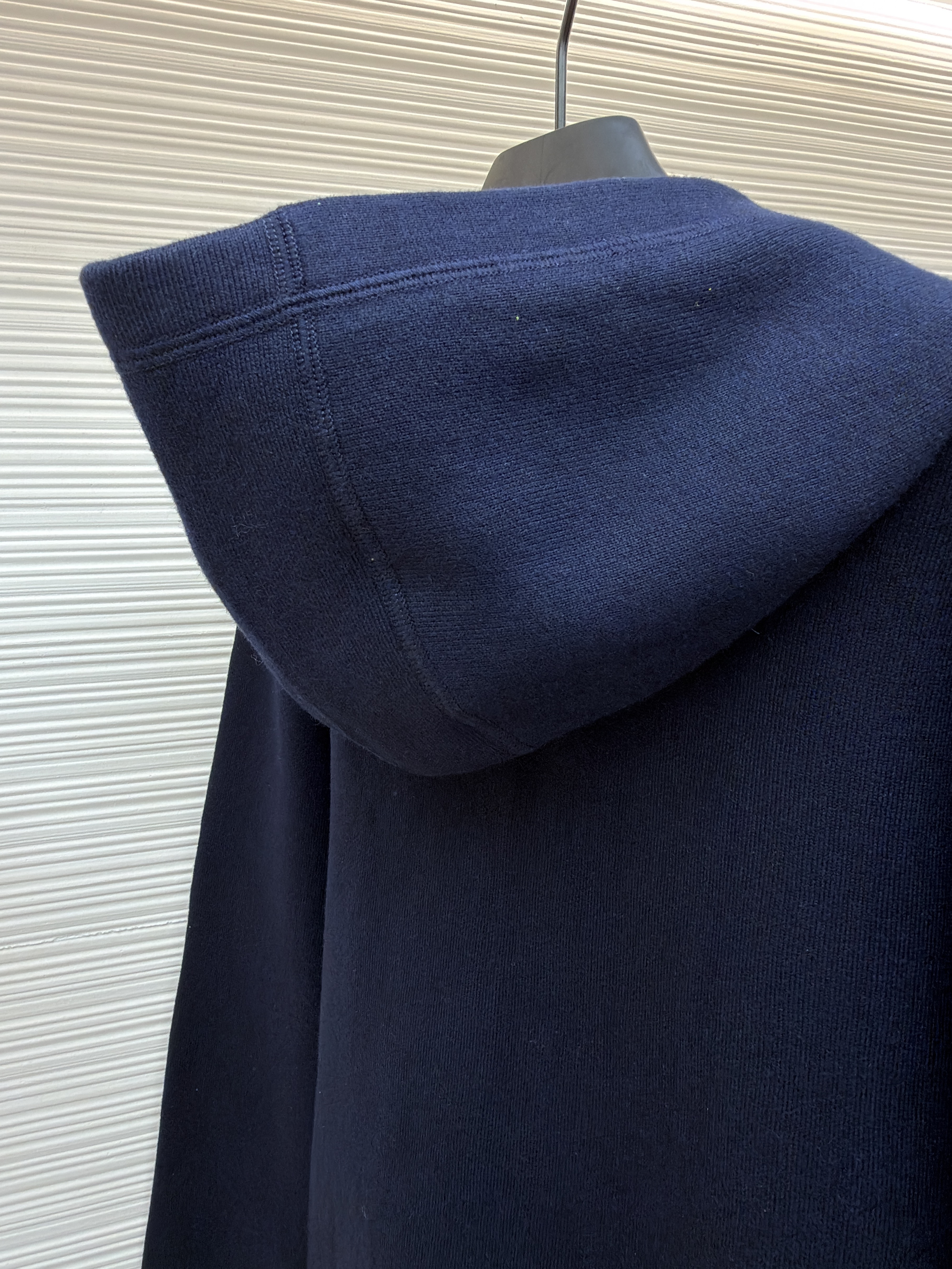 LOUIS VUITTON 双面棉毛混纺针织连帽衫