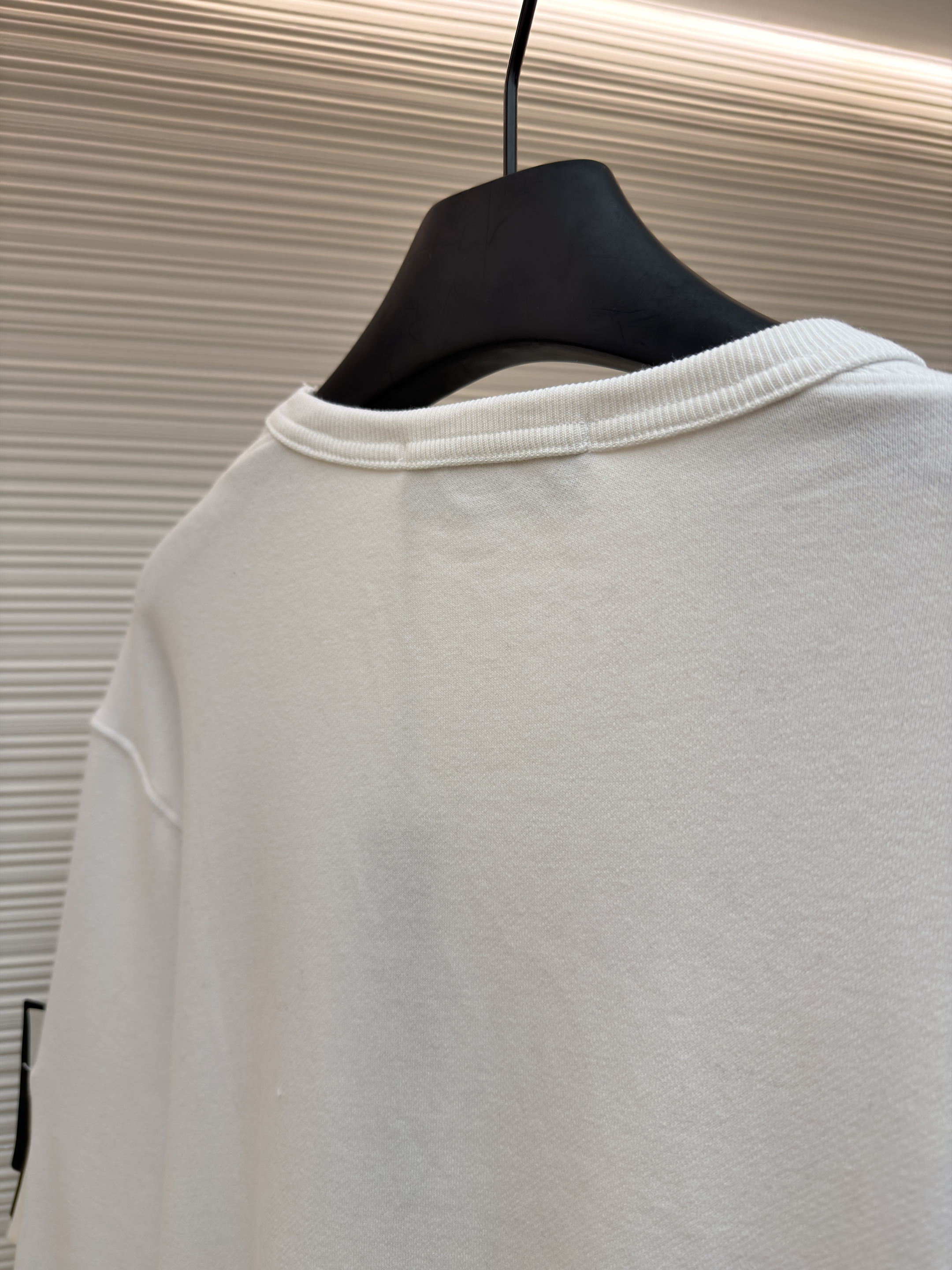 Stone Island 袖口徽标圆领卫衣