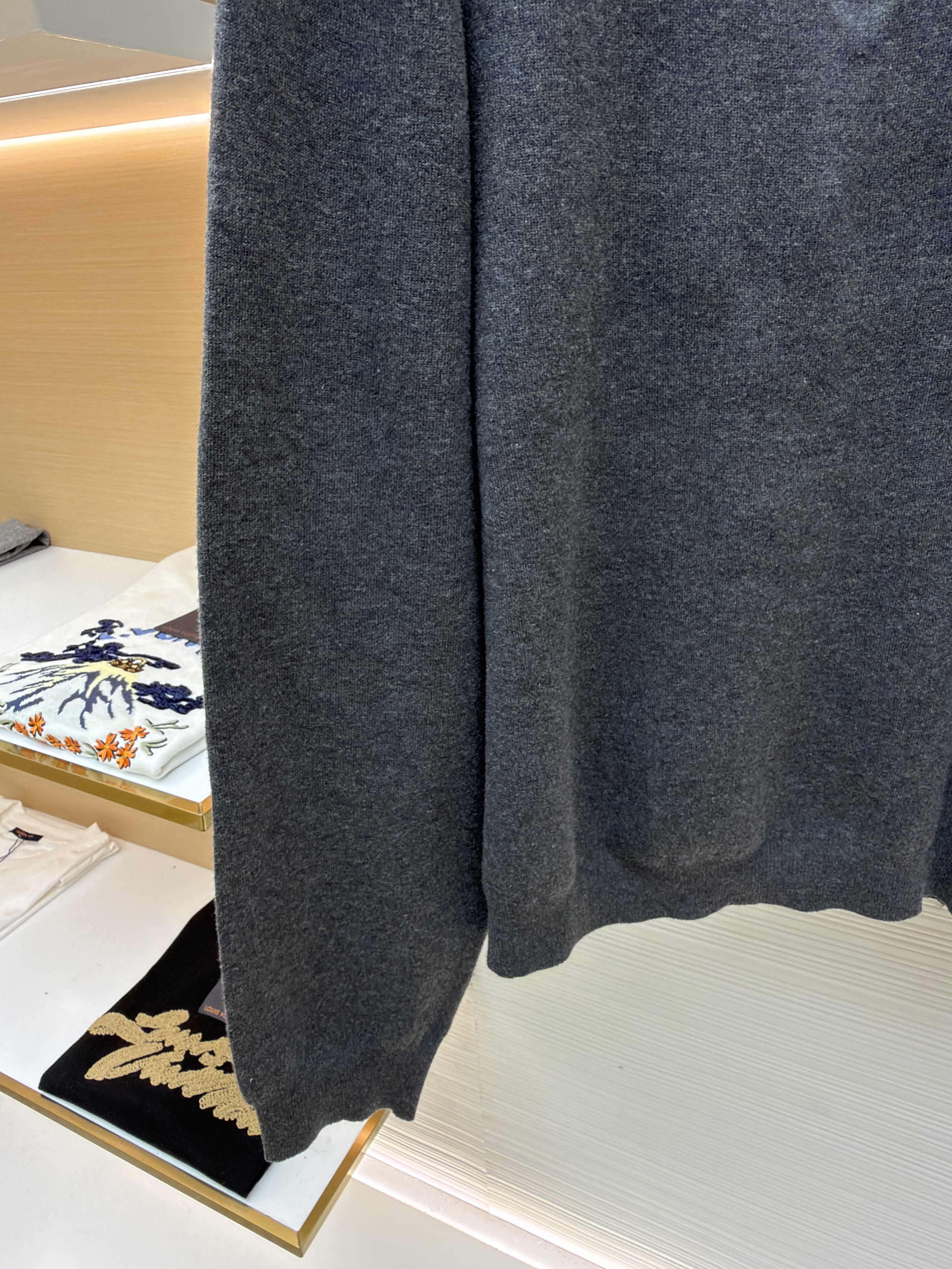 Balenciaga 立领半拉链棉质针织衫