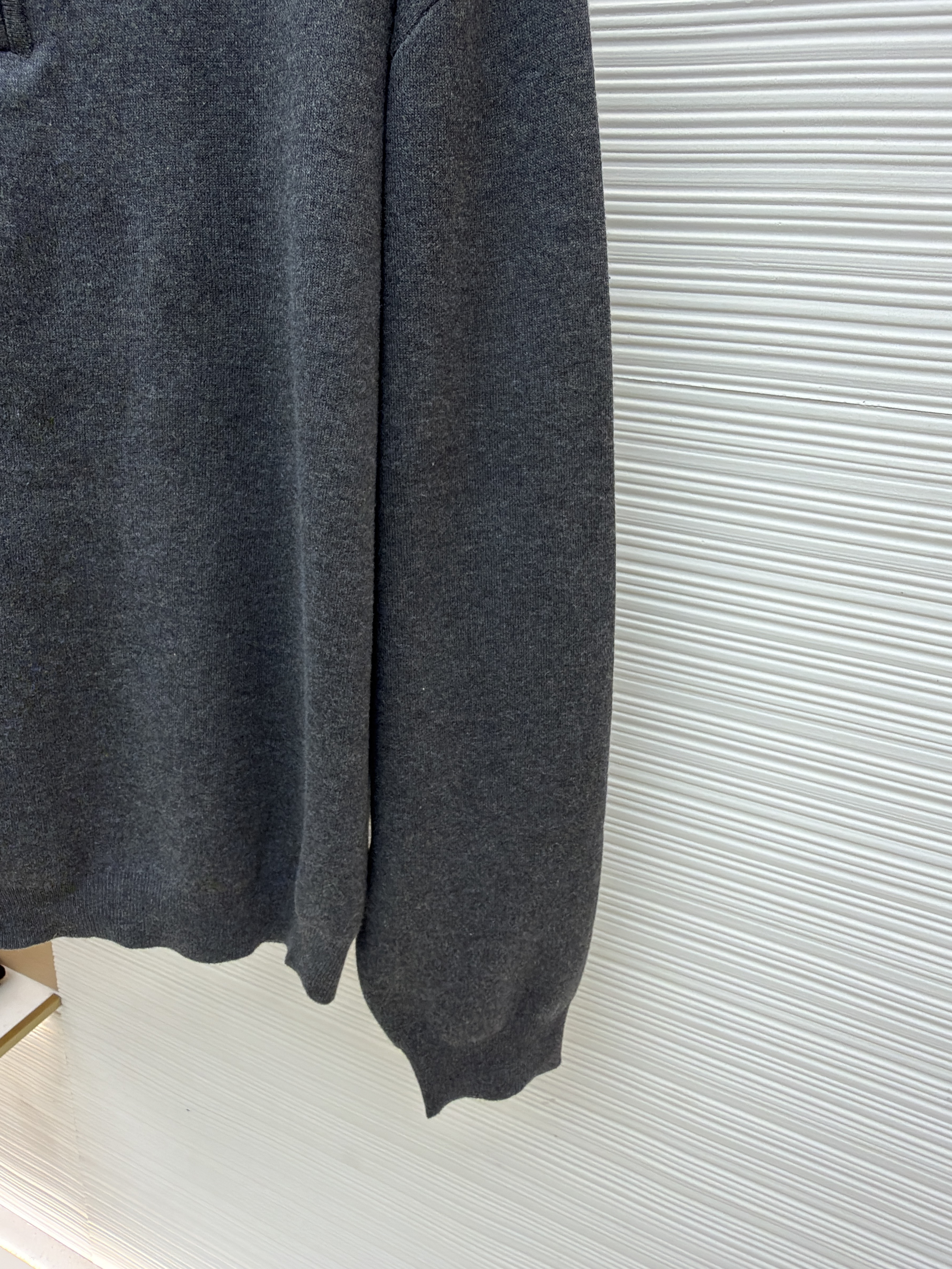 Balenciaga 立领半拉链棉质针织衫