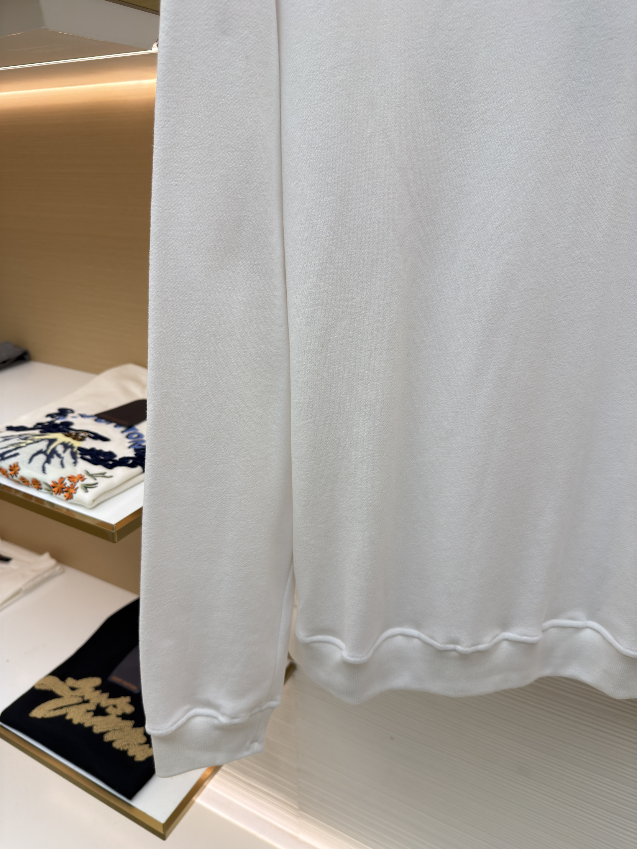 Stone Island 袖口徽标圆领卫衣