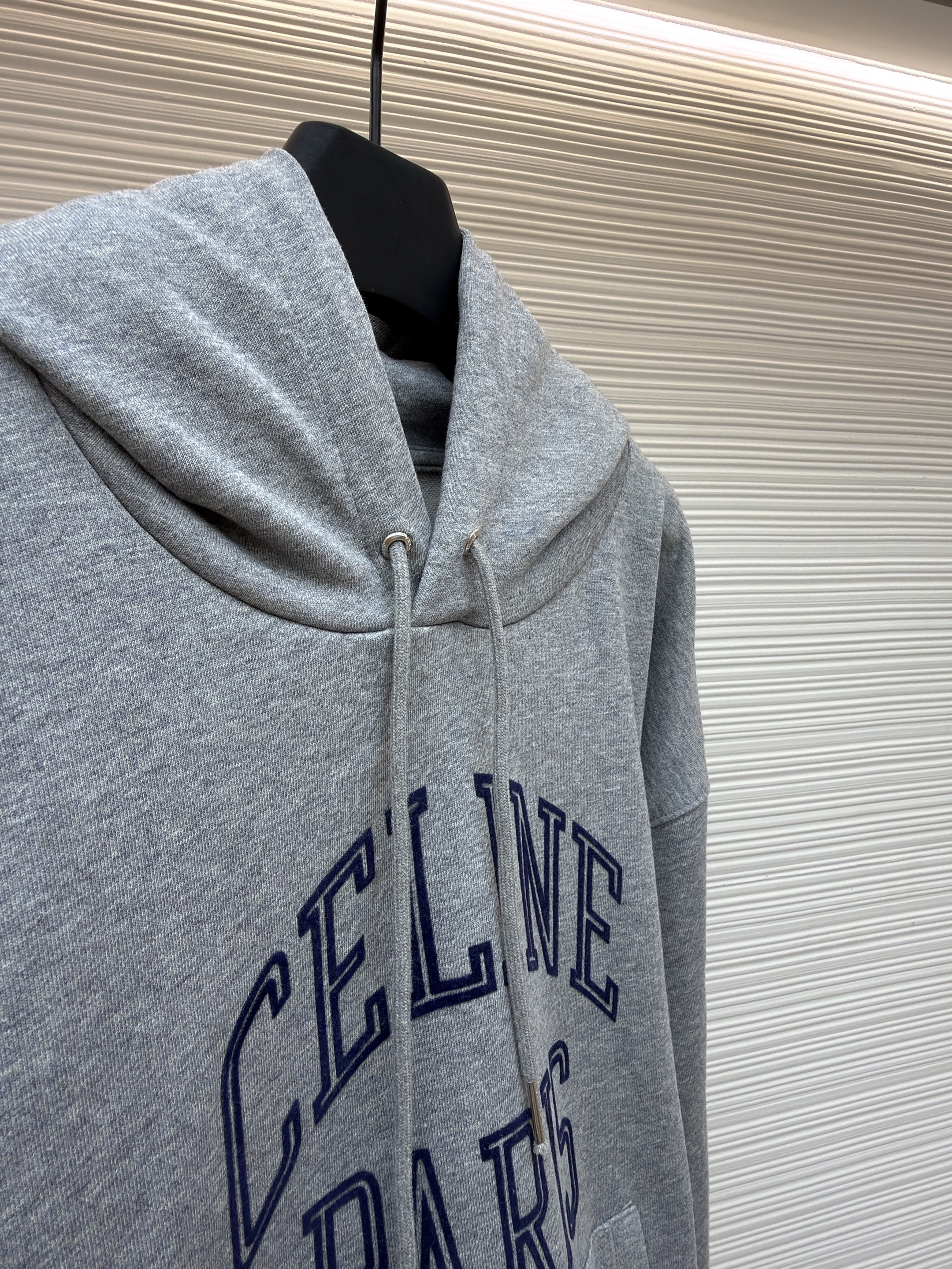 Celine 植绒兜帽卫衣