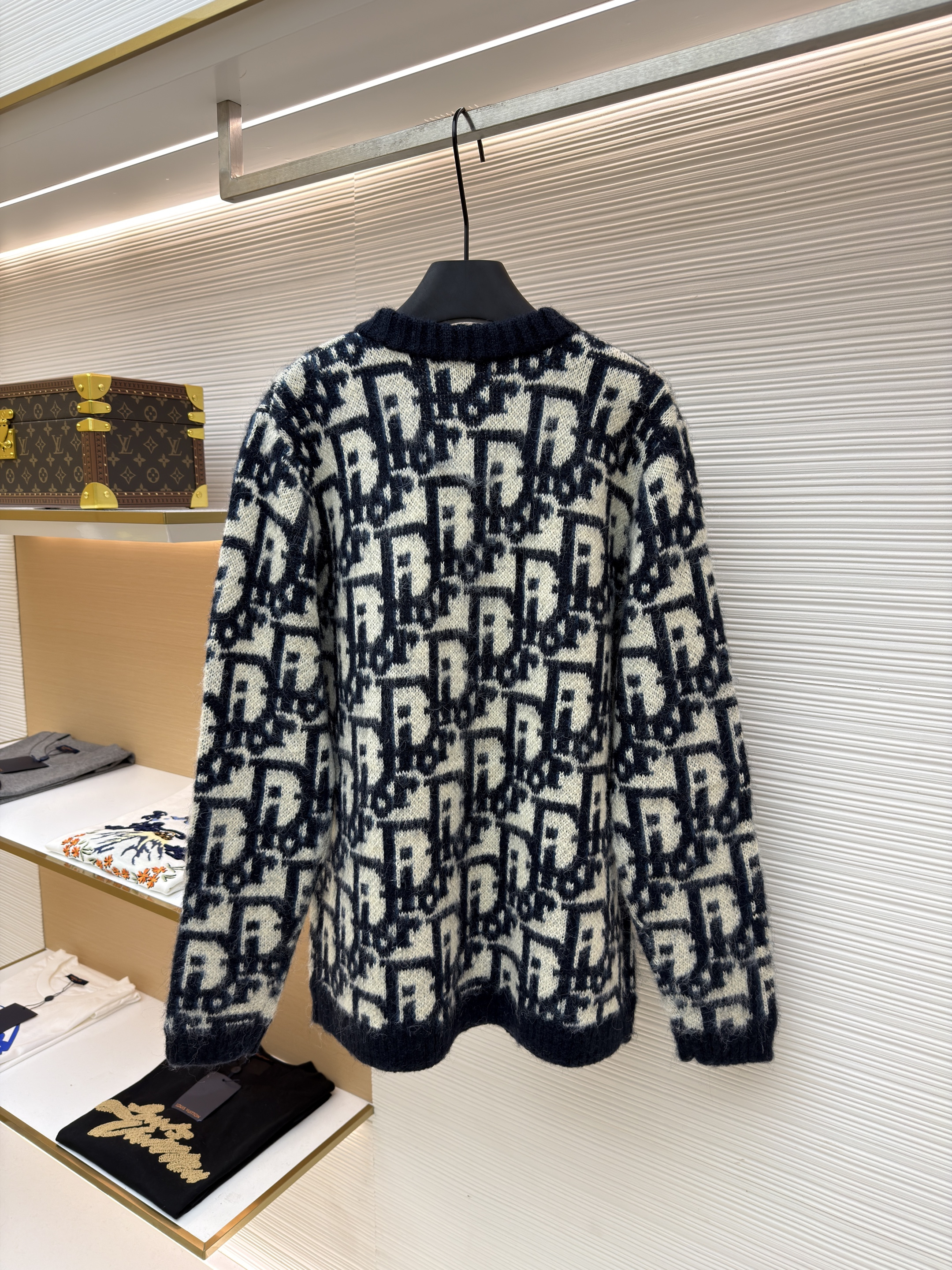 Dior 马海毛针织开衫毛衣