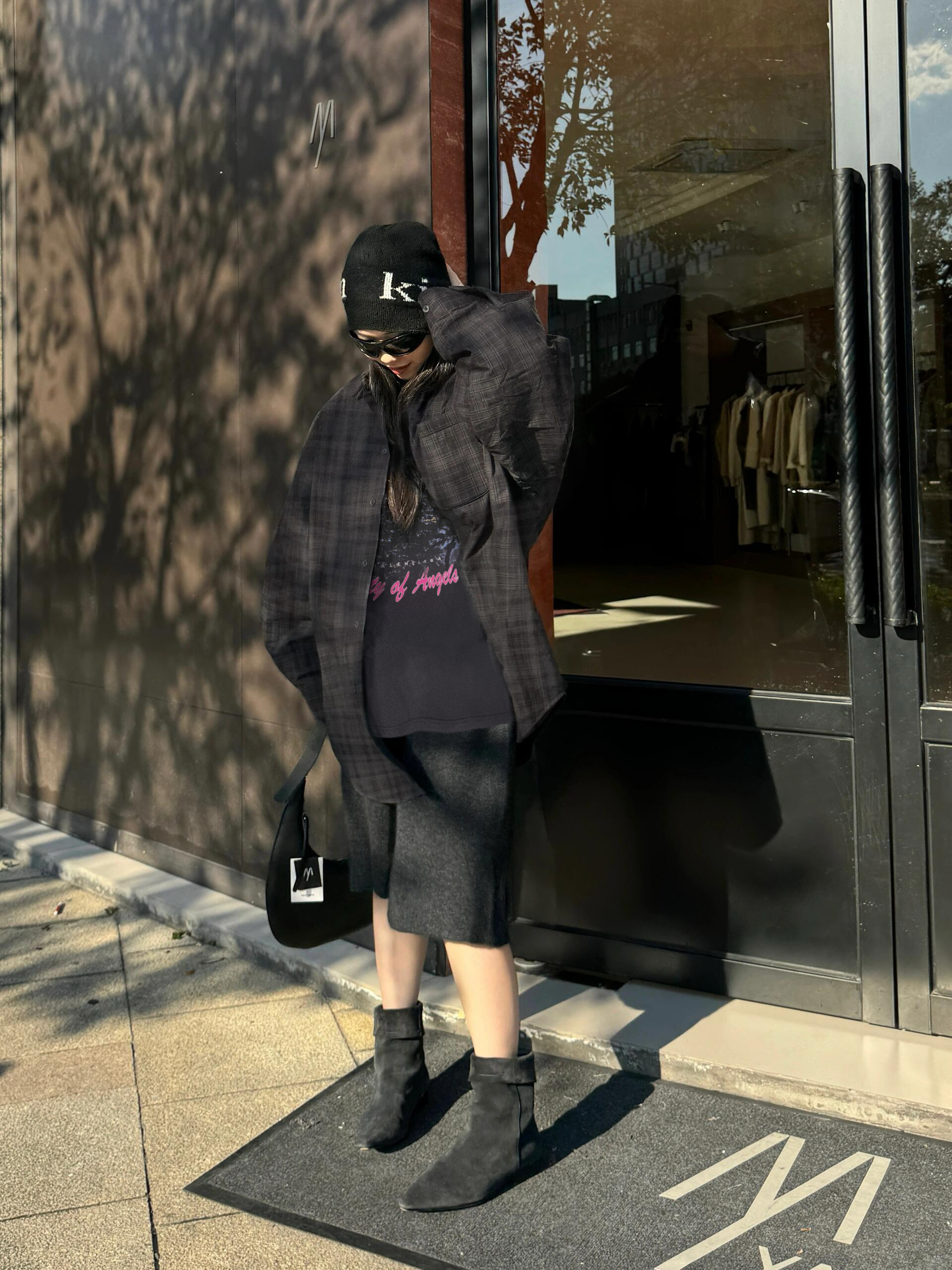 Balenciaga 夜景两件套翻领衬衫