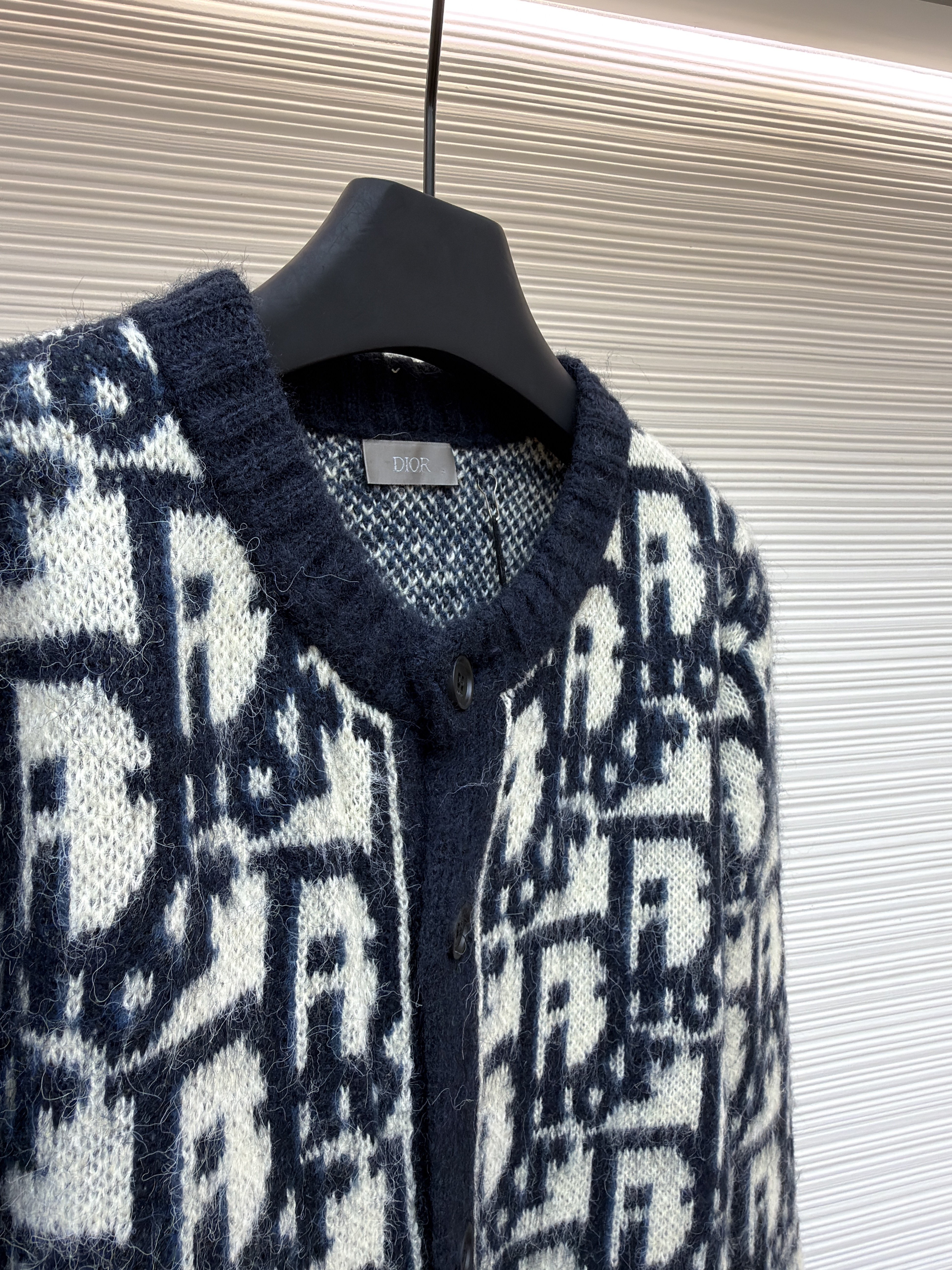 Dior 马海毛针织开衫毛衣