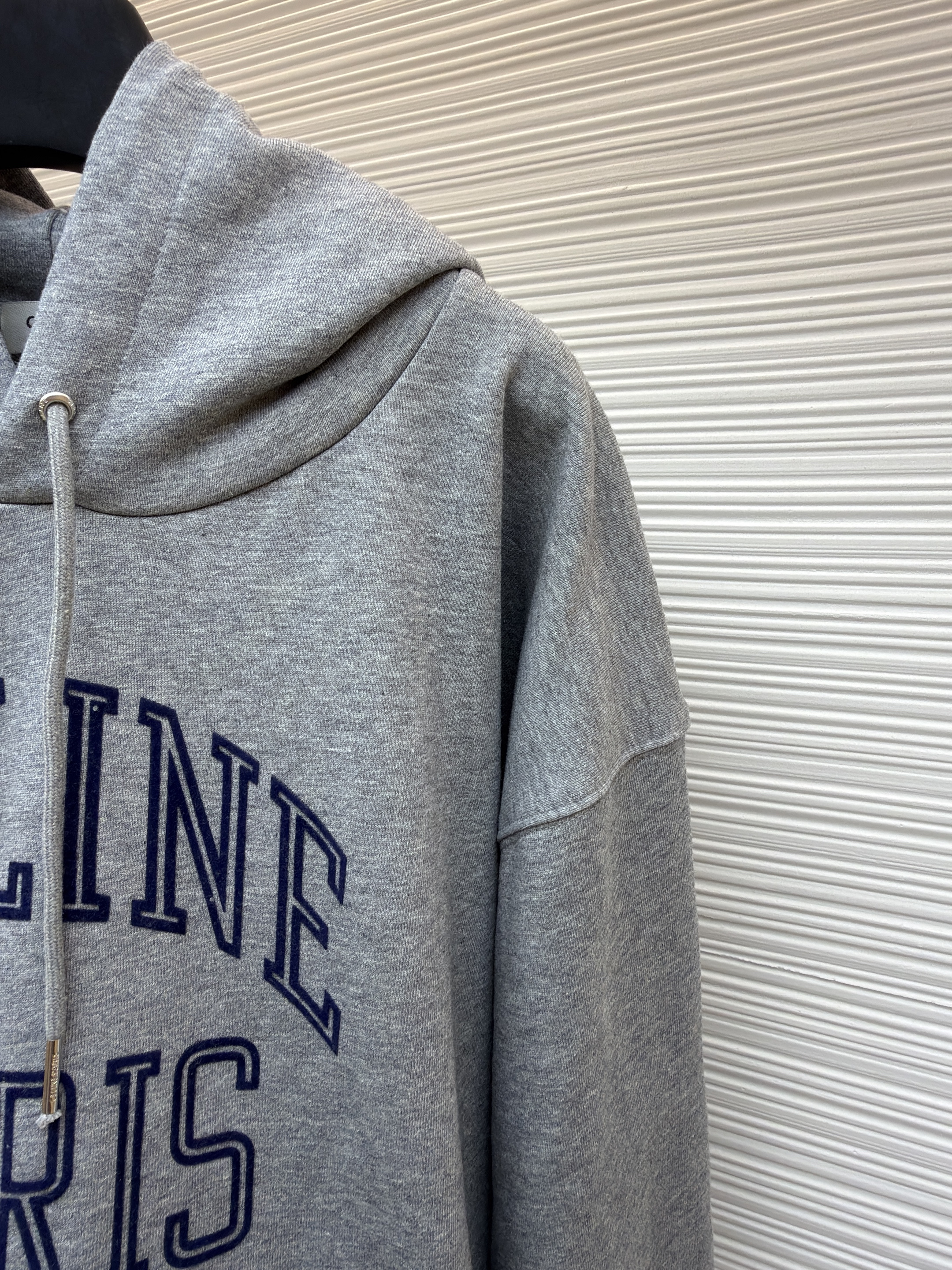 Celine 植绒兜帽卫衣