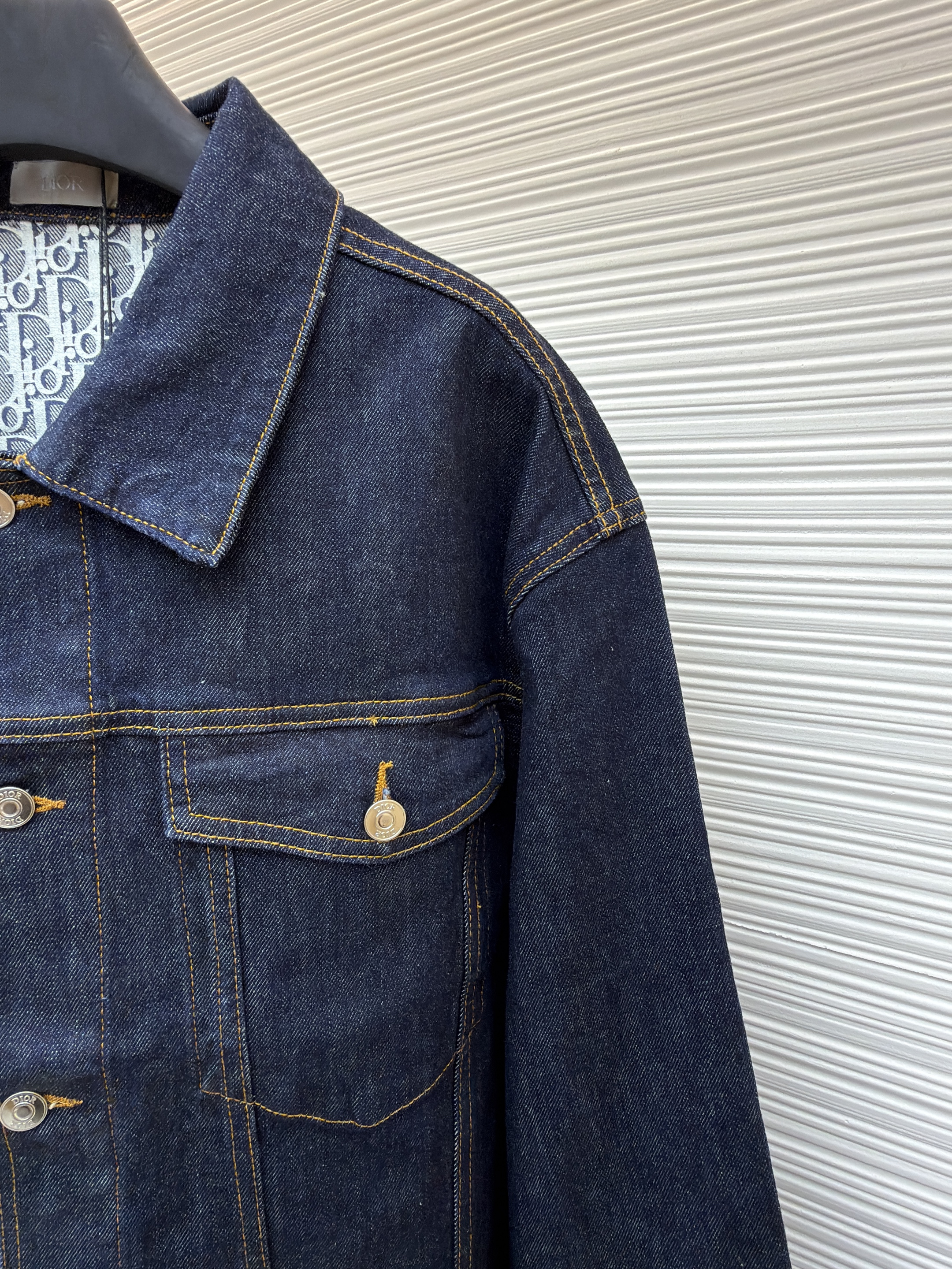DIOR 老花满印花牛仔外套