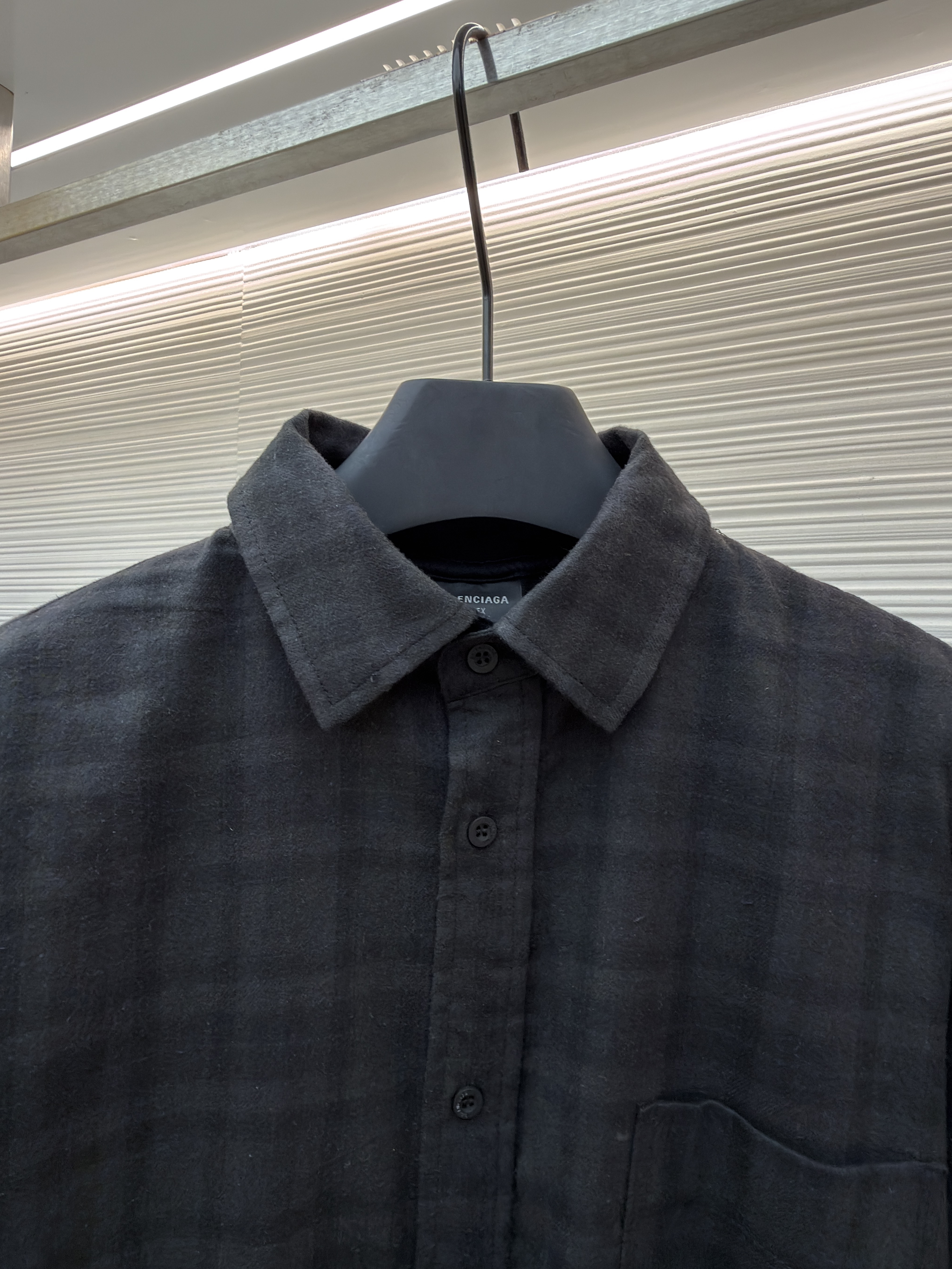 Balenciaga 夜景两件套翻领衬衫