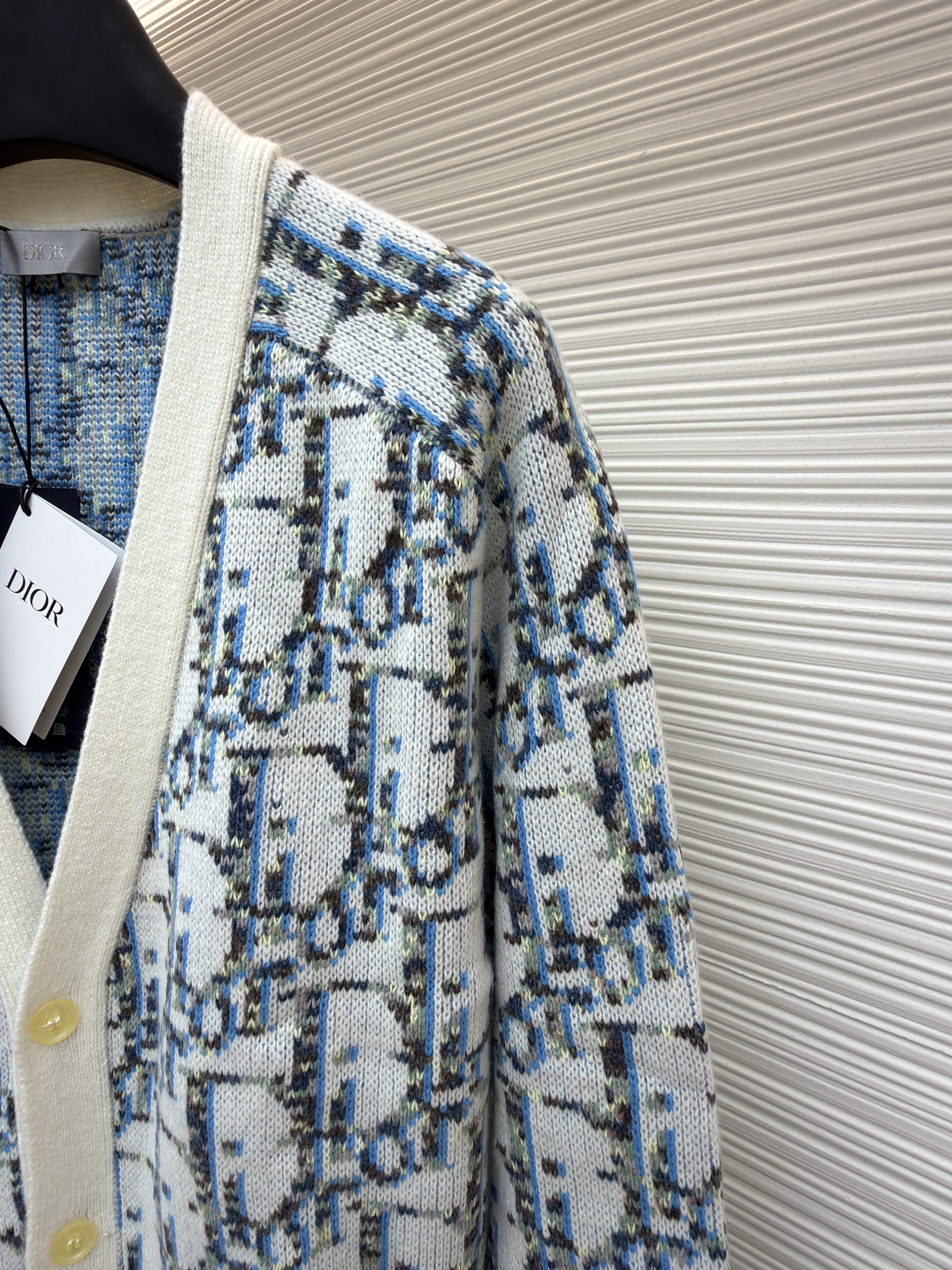 Dior老花毛织开衫