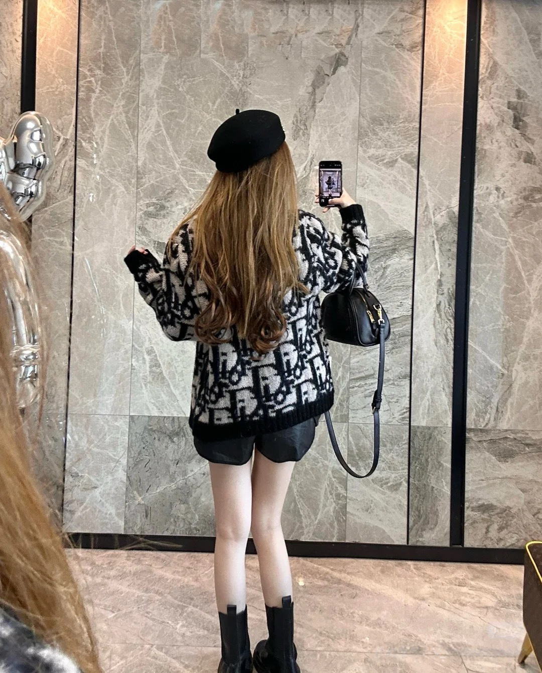 Dior 马海毛针织开衫毛衣