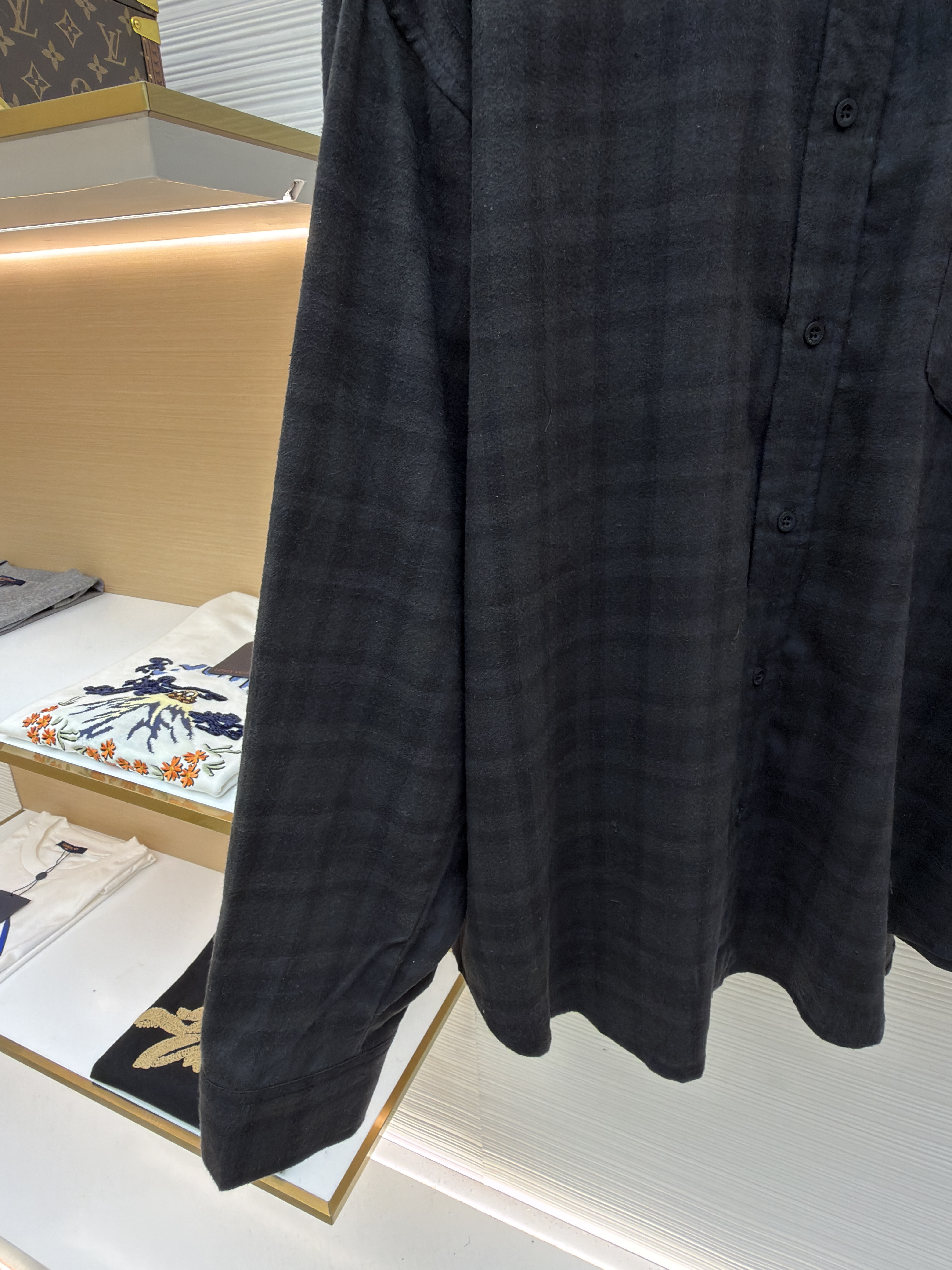 Balenciaga 夜景两件套翻领衬衫