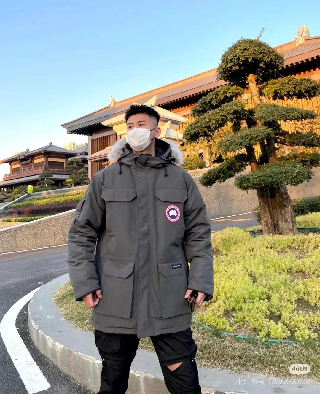 Canada Goose加拿大鹅08远征系列滑雪饰边飞行羽绒夹克