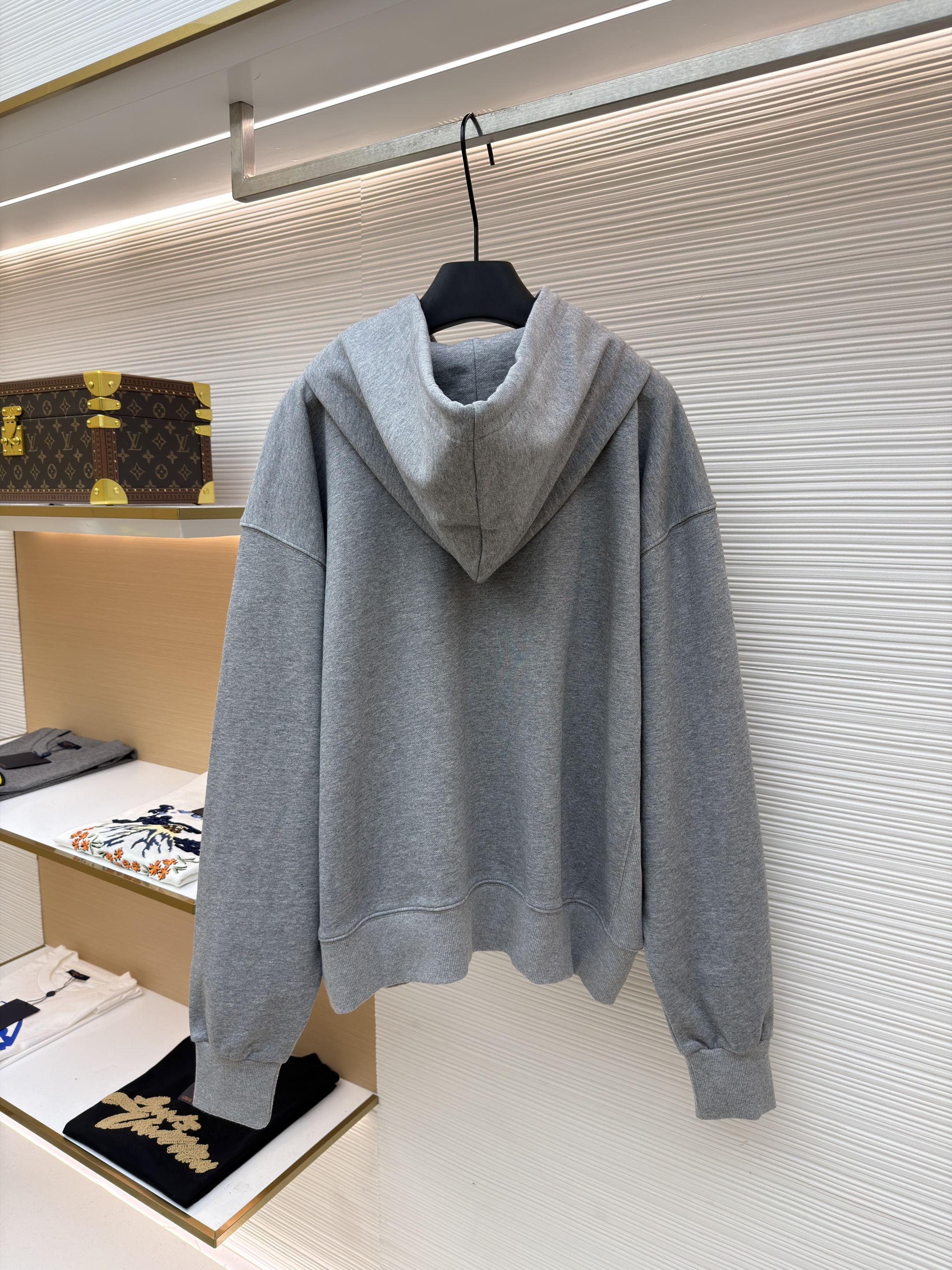 Celine 植绒兜帽卫衣