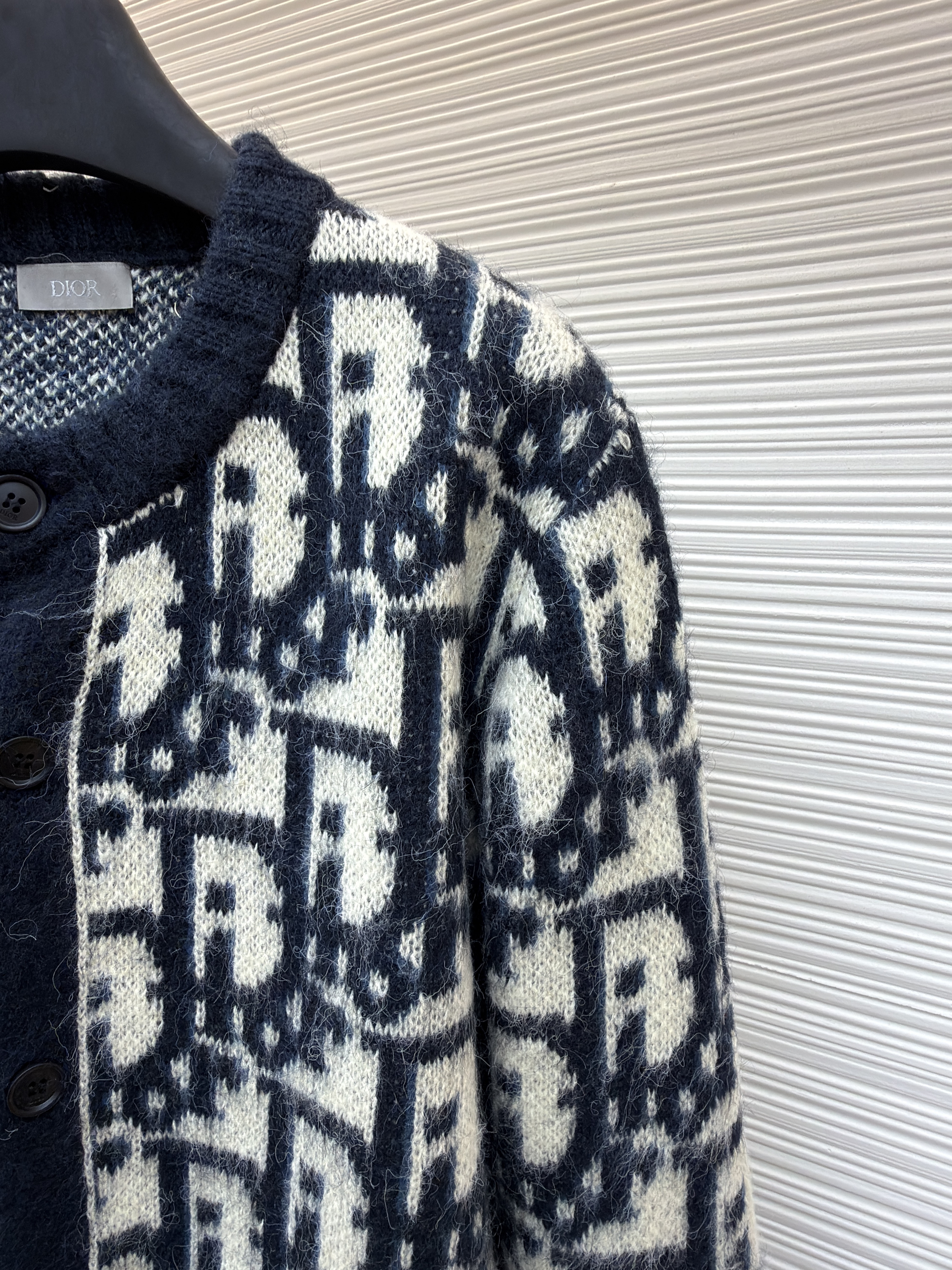 Dior 马海毛针织开衫毛衣