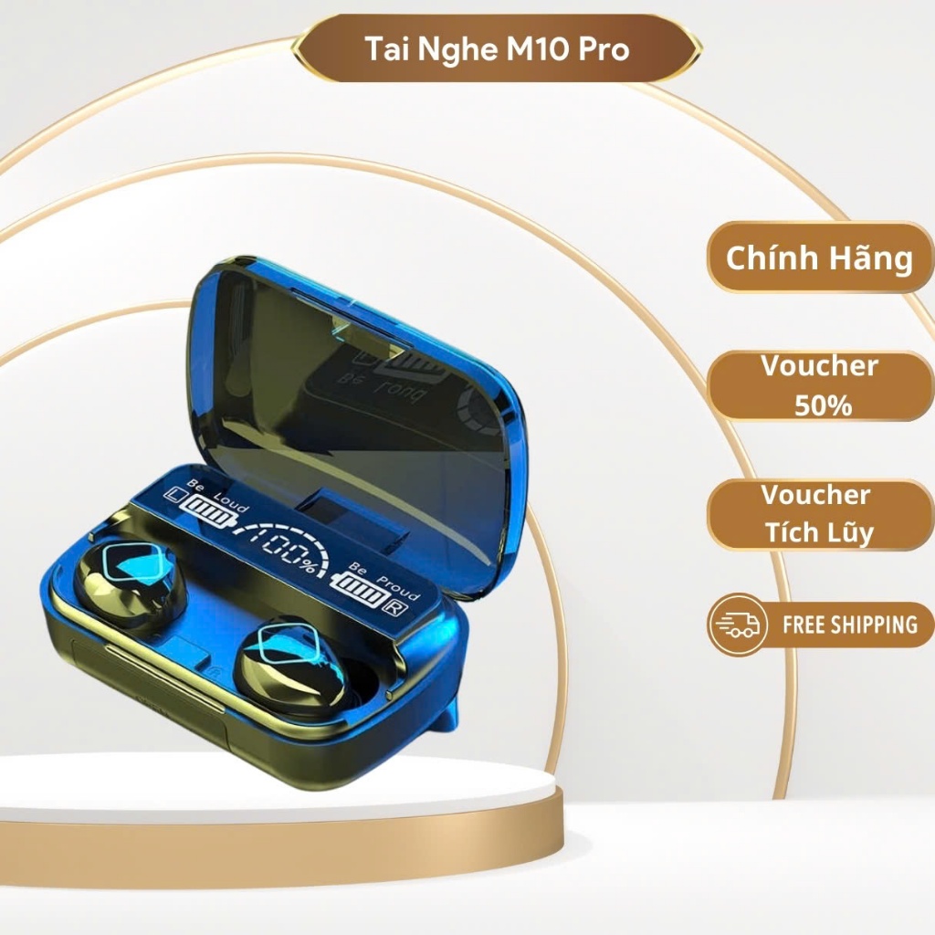 កាសទូរស័ព្ទ M10 ប្រើបច្ចេកវិទ្យា Bluetooth