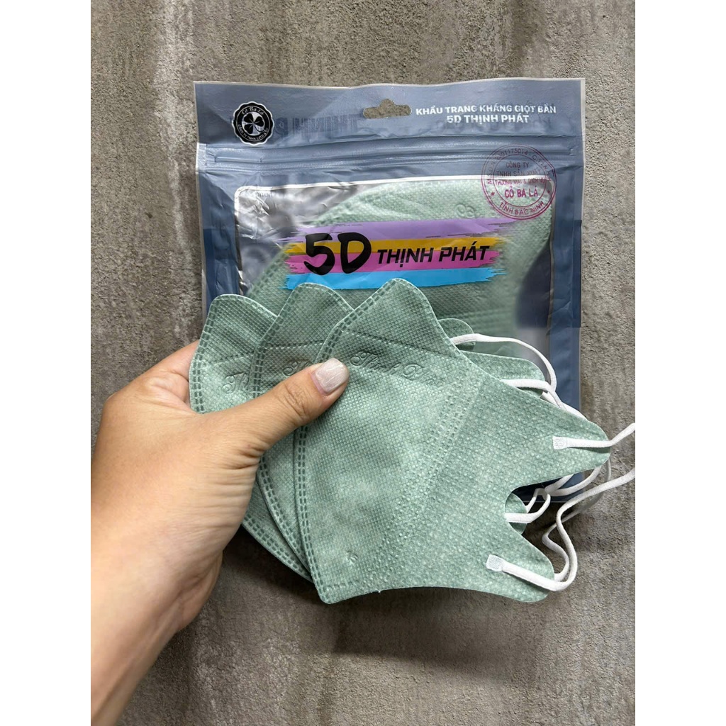 [កញ្ចប់ 100 សន្លឹក] ម៉ាស់ 5D Tan Phat / Thinh Phat