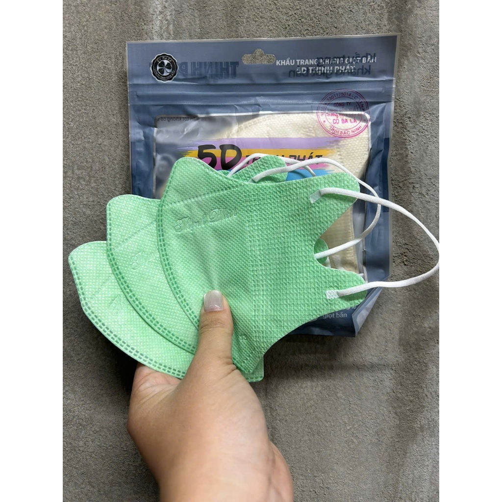 [កញ្ចប់ 100 សន្លឹក] ម៉ាស់ 5D Tan Phat / Thinh Phat