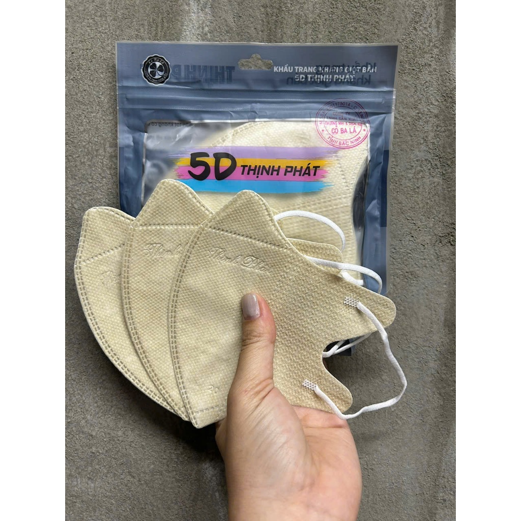 [កញ្ចប់ 100 សន្លឹក] ម៉ាស់ 5D Tan Phat / Thinh Phat