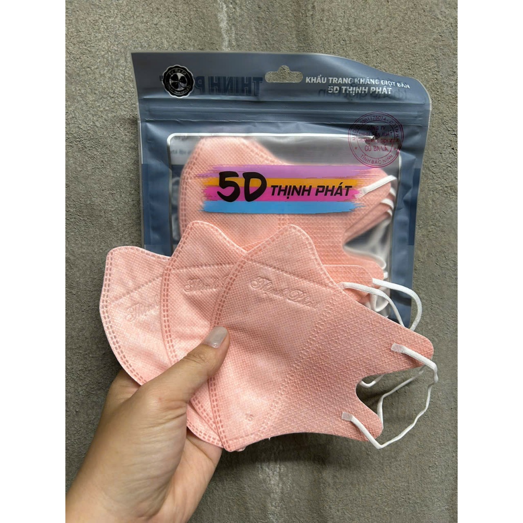 [កញ្ចប់ 100 សន្លឹក] ម៉ាស់ 5D Tan Phat / Thinh Phat