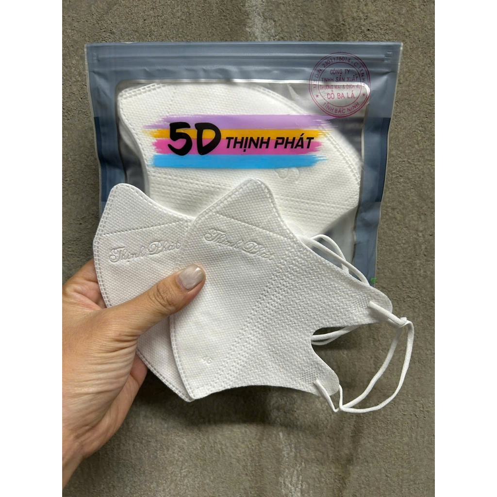 [កញ្ចប់ 100 សន្លឹក] ម៉ាស់ 5D Tan Phat / Thinh Phat