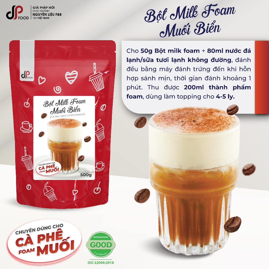 ម្សៅហ្វូមទឹកដោះគោអំបិលសមុទ្រ (Sea Salt Milk Foam Powder)