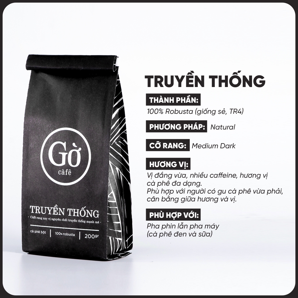 កាហ្វេ GU បែបប្រពៃណី (ជូរចត់ល្មម)