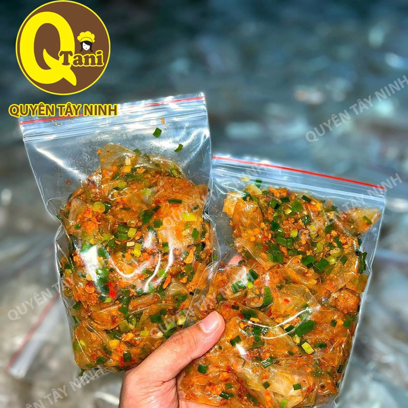 បាញ់ត្រាងរសជាតិសាតេ (Sate Sticky Rice Paper)