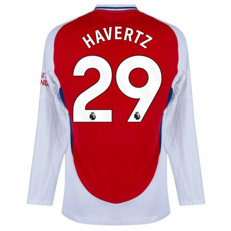 Arsenal Home Long sleeves  Havertz 29 Shirt 2024-2025 Size：S-4XL