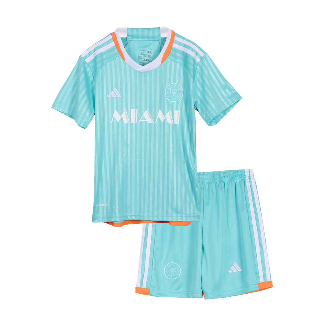 24-25 Inter Miami CF Third Away Soccer Kids Kit Jersey+Shorts